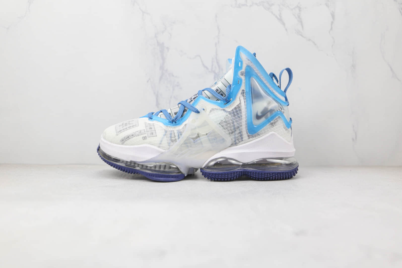 耐克LEBRON XIX EP LR纯原版本詹姆斯19代白蓝色实战篮球鞋原档案数据开发 (ID:80986) - 图片1