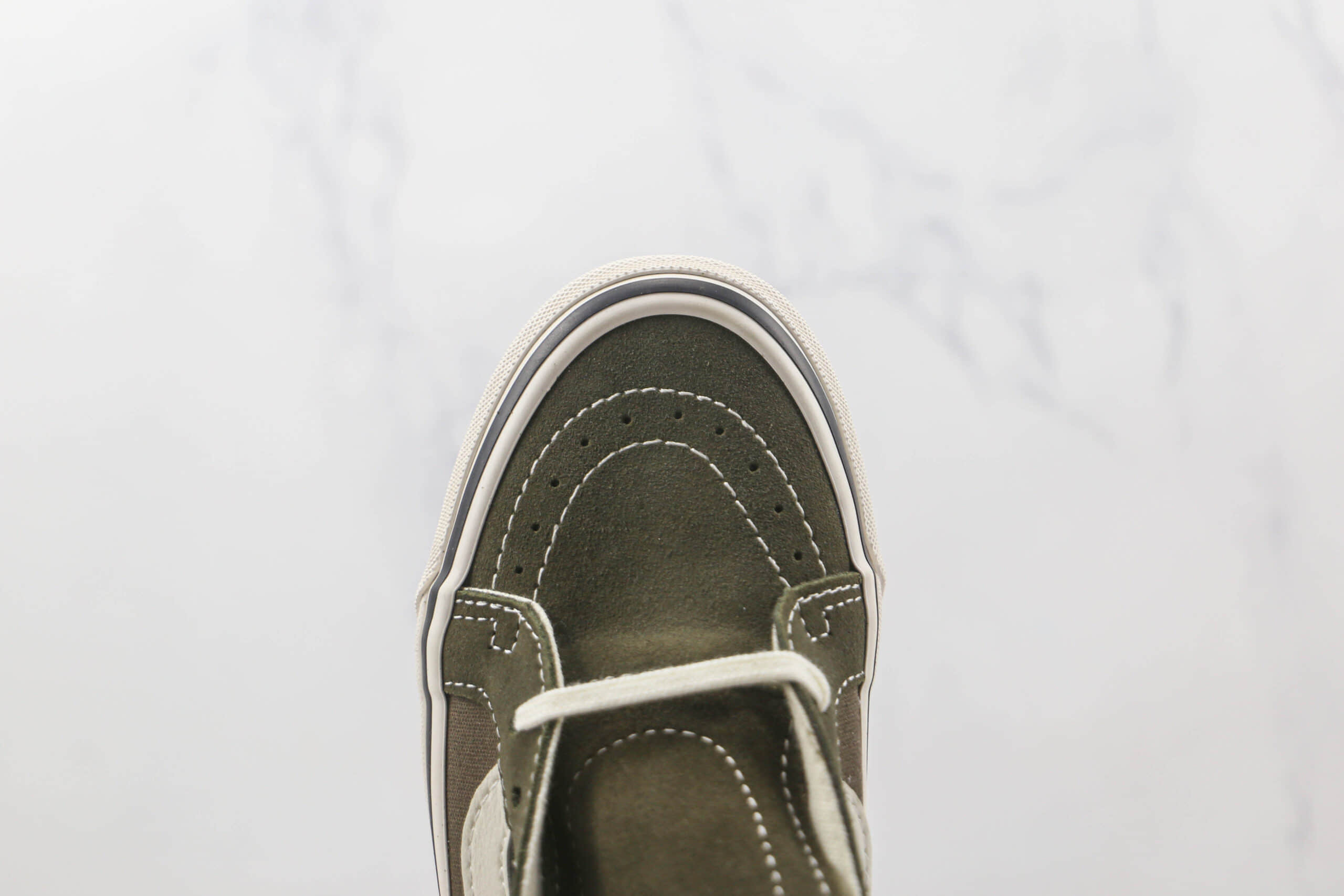 万斯Vans Sk8-Low公司级版本余文乐同款军绿色硫化帆布鞋原楦头纸板打造 货号:VN0A4UWI2V7