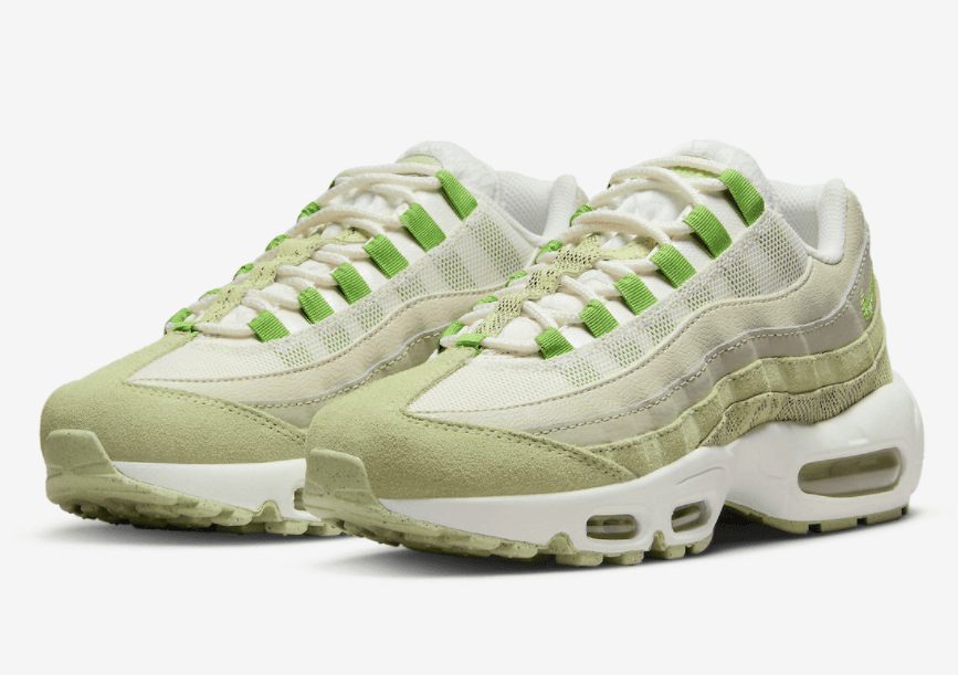 清新春日配色！这双Air Max 95还有蛇纹细节！ (ID:81214) - 图片1