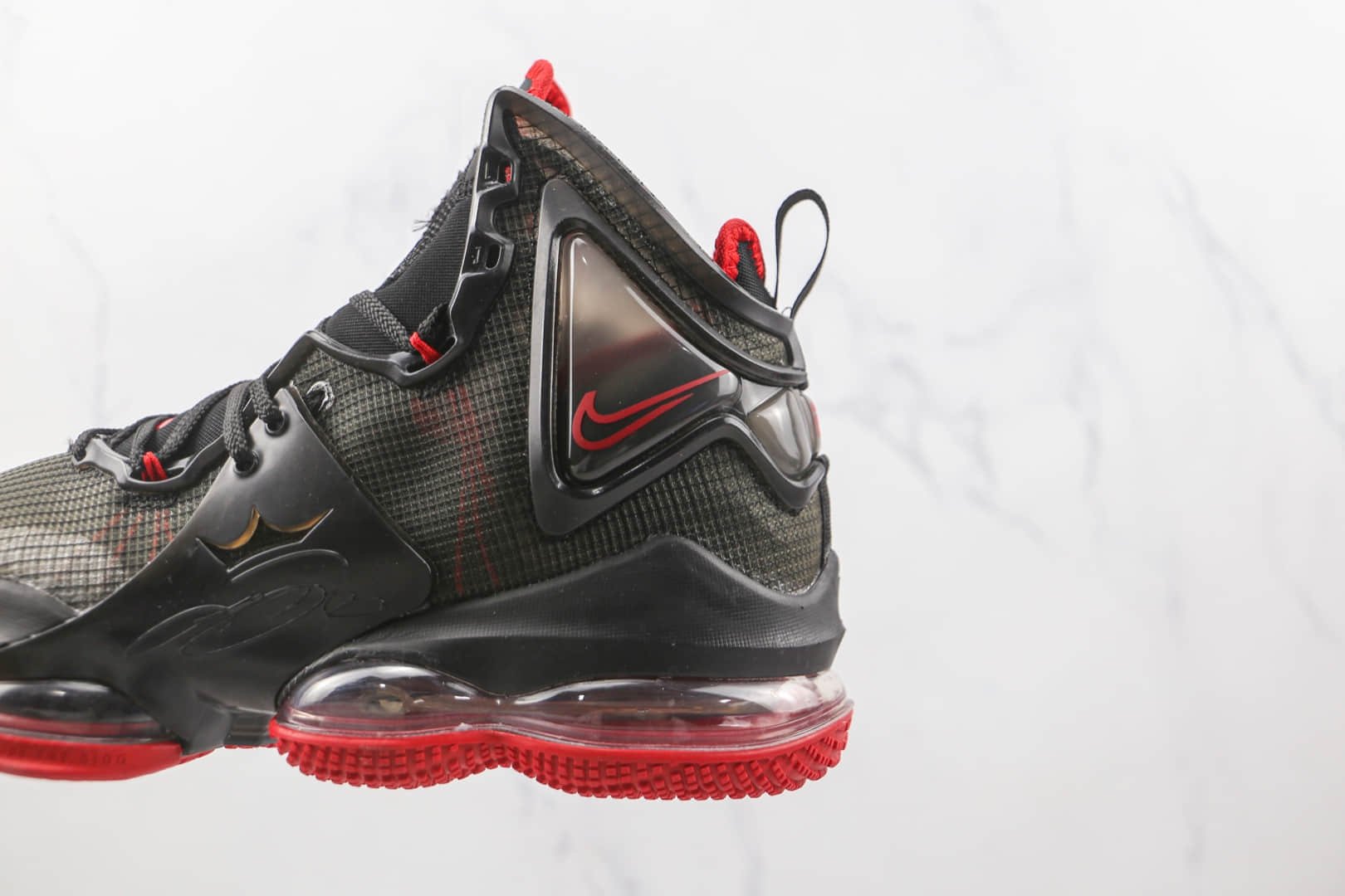 耐克Nike Lebron 19 EP Bred纯原版本詹姆斯19代黑红篮球鞋内置气垫支持实战 货号:DC9340-001