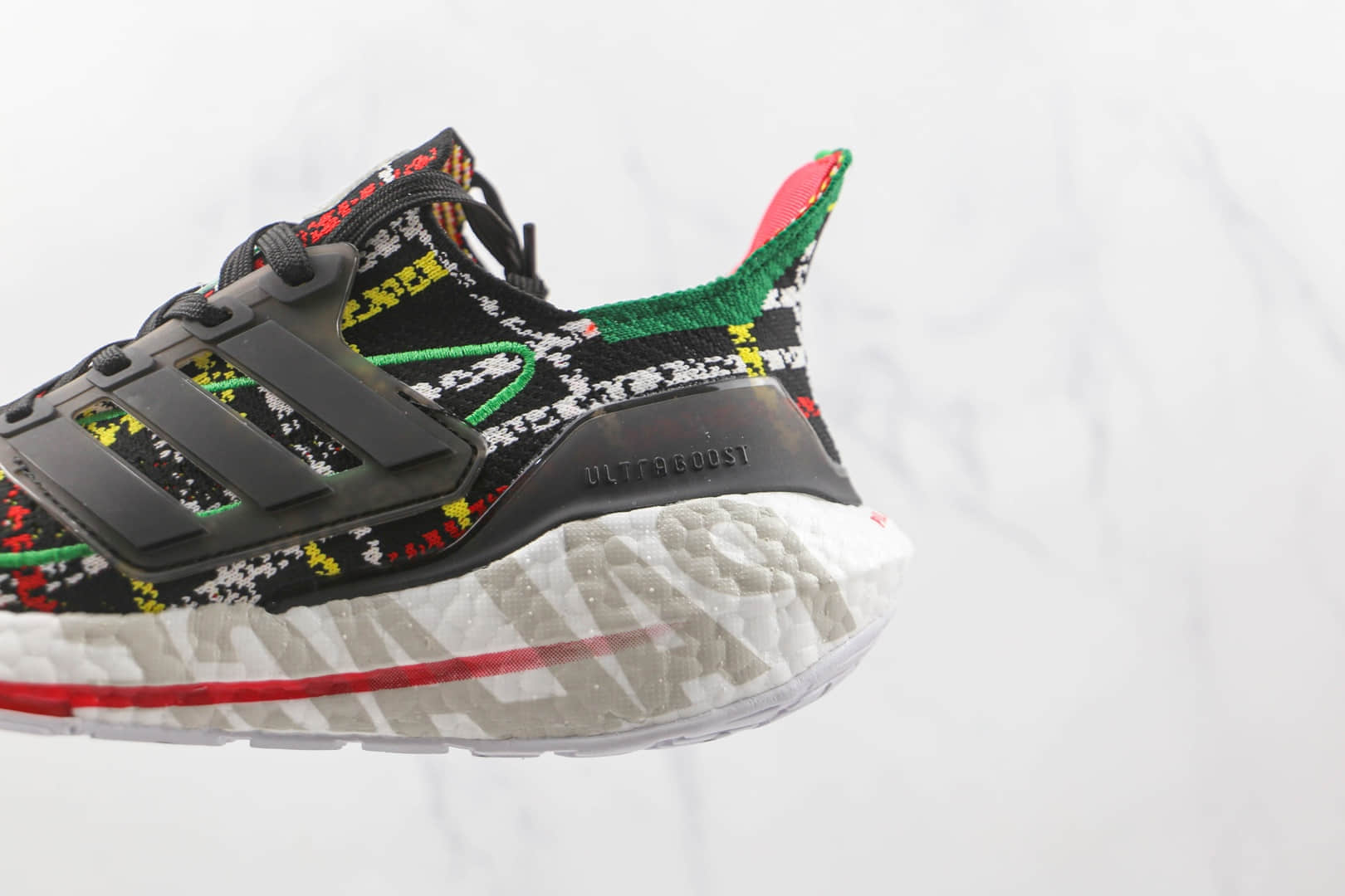 阿迪达斯Adidas ultra boost 2021纯原版本彩色印花UB7.0爆米花跑鞋原档案数据开发 货号:GY5555