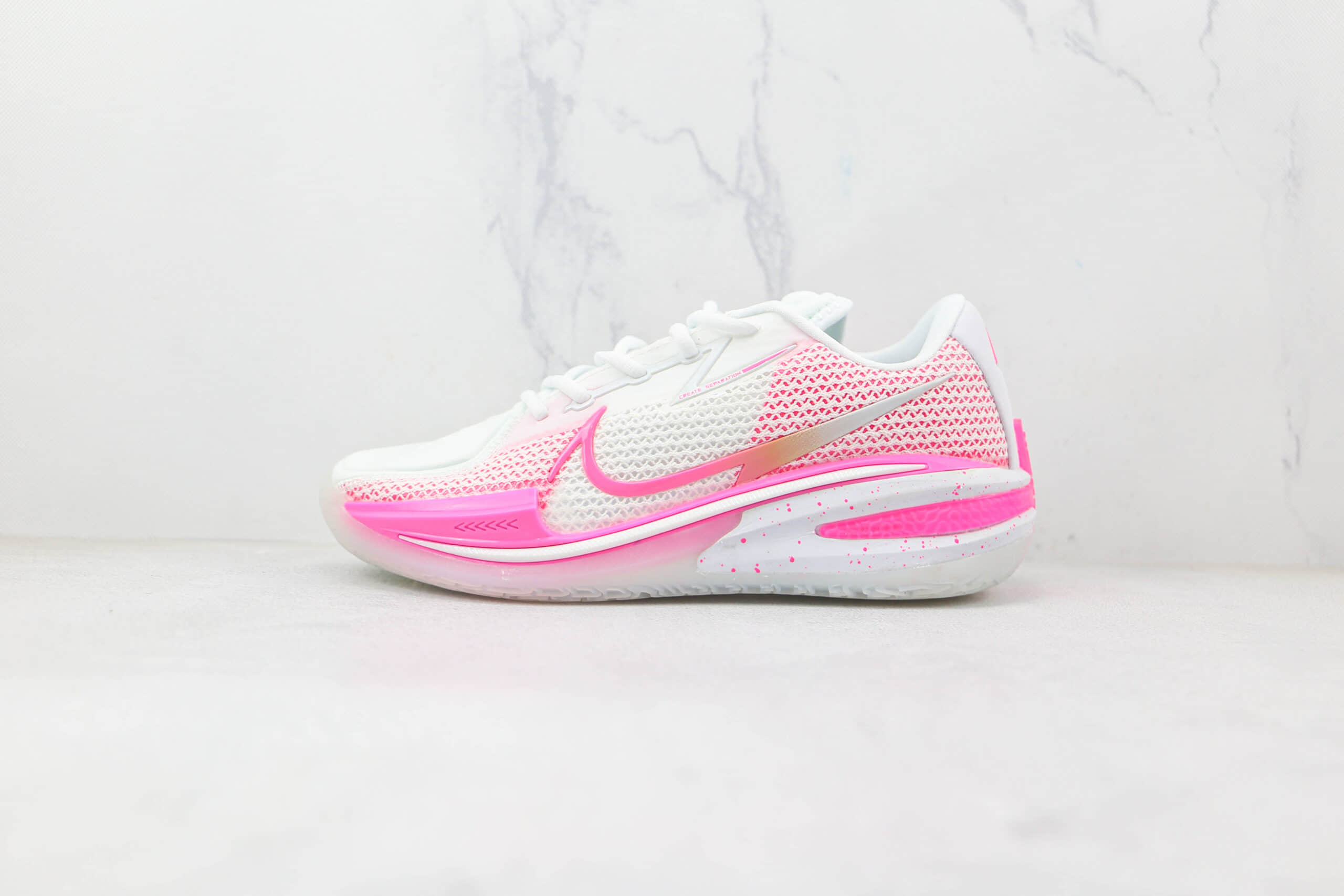 耐克Nike Air Zoom GT纯原版本白粉色GT CUT篮球鞋原档案数据开发 (ID:81488) - 图片1