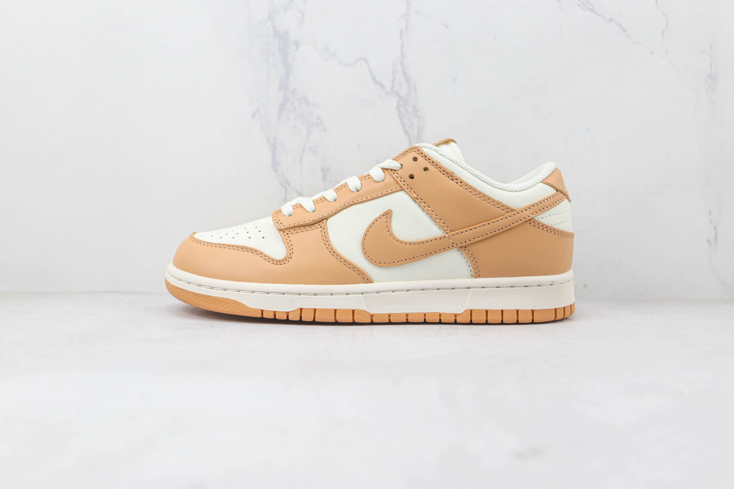 耐克Nike Dunk Low Harvest Moon纯原版本低帮SB DUNK米橘色板鞋内置气垫原盒原标 货号:DD1503-114