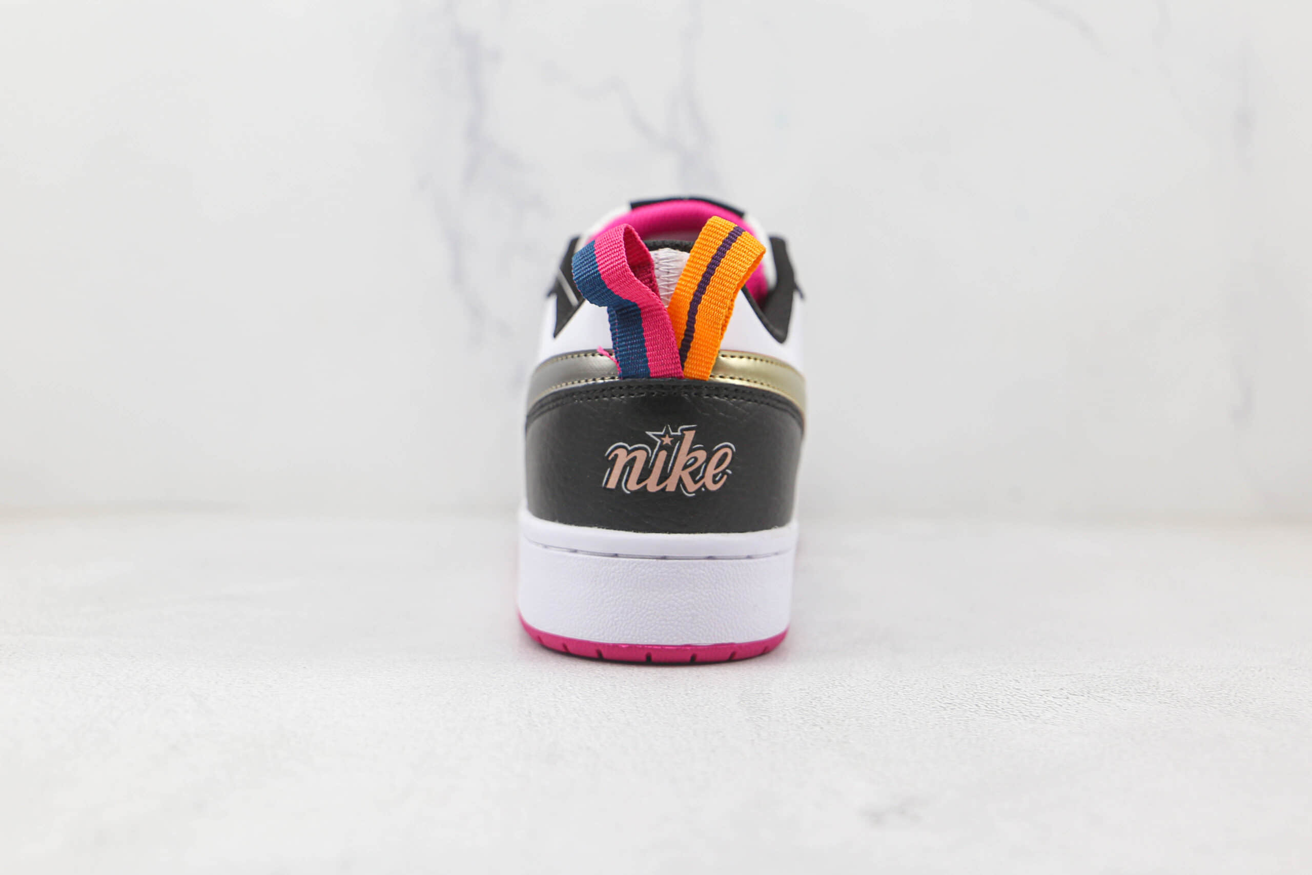 耐克Nike Court Borough Low 2 SE1纯原版本白银黑学院系列板鞋原盒原标 货号:DJ0040-100