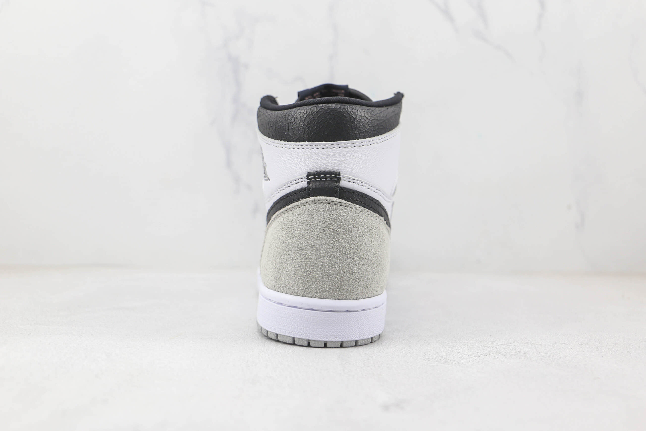 乔丹Air Jordan 1 high纯原版本高帮AJ1白灰色板鞋原楦头纸板打造原盒原标 货号:555065-108