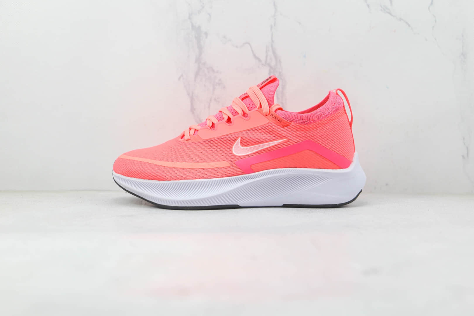 耐克Nike Zoom Fly 4 PG纯原版本粉红色Fly4碳板跑步鞋原楦头纸板打造 货号:CT2401-600