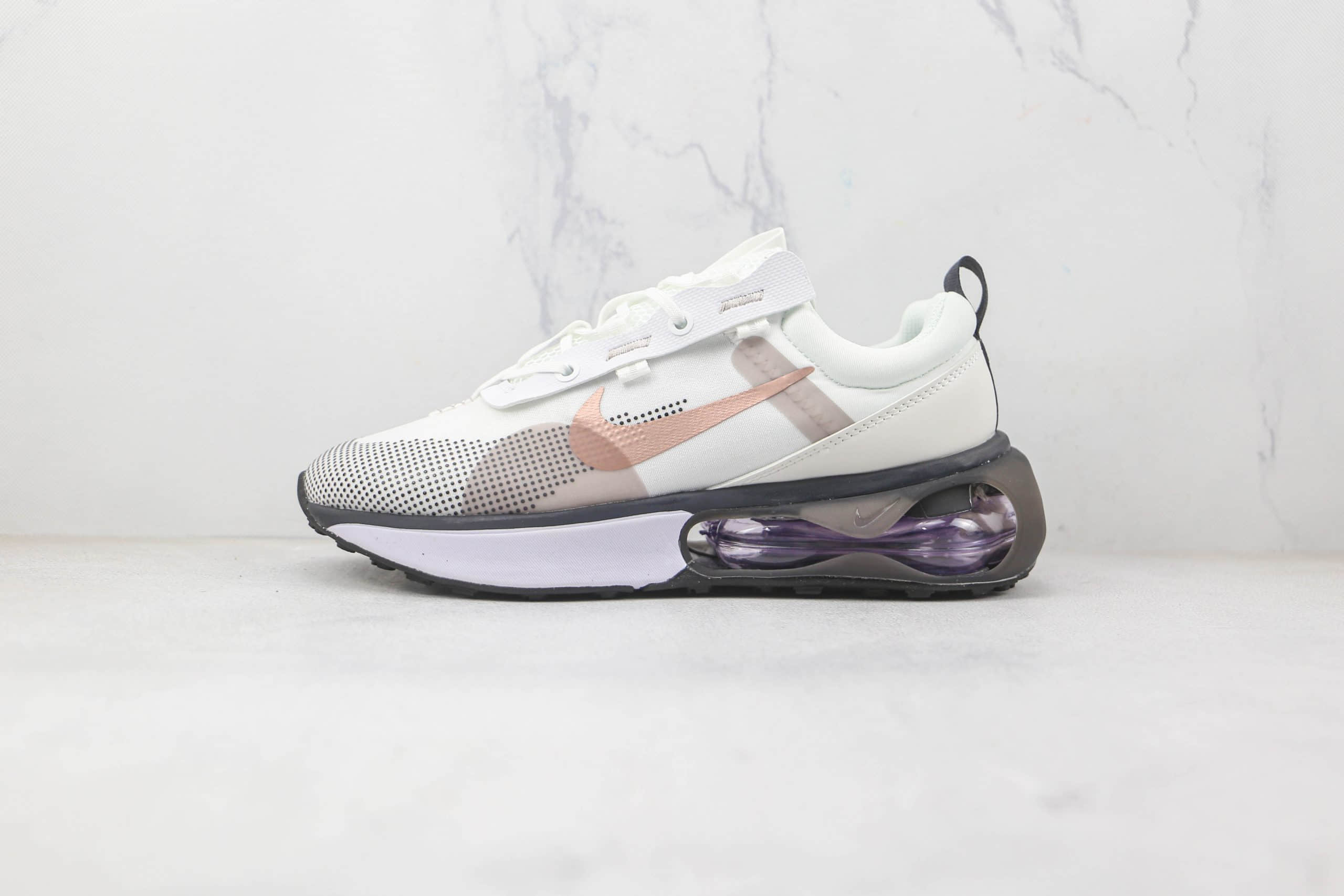 耐克Nike Air Max 2021纯原版本白粉色Max2021半掌气垫鞋原楦头纸板打造 (ID:81820) - 图片1