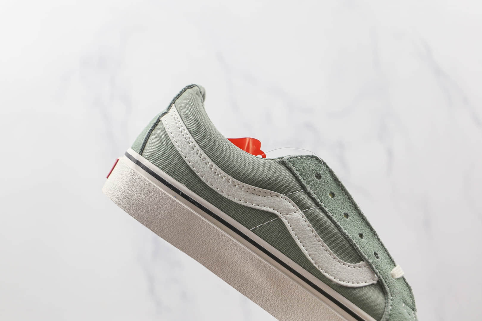 万斯Vans Sk8-Low公司级版本余文乐同款薄荷绿硫化帆布鞋原盒原标原楦头纸板打造 货号:VN0A4UWIB82