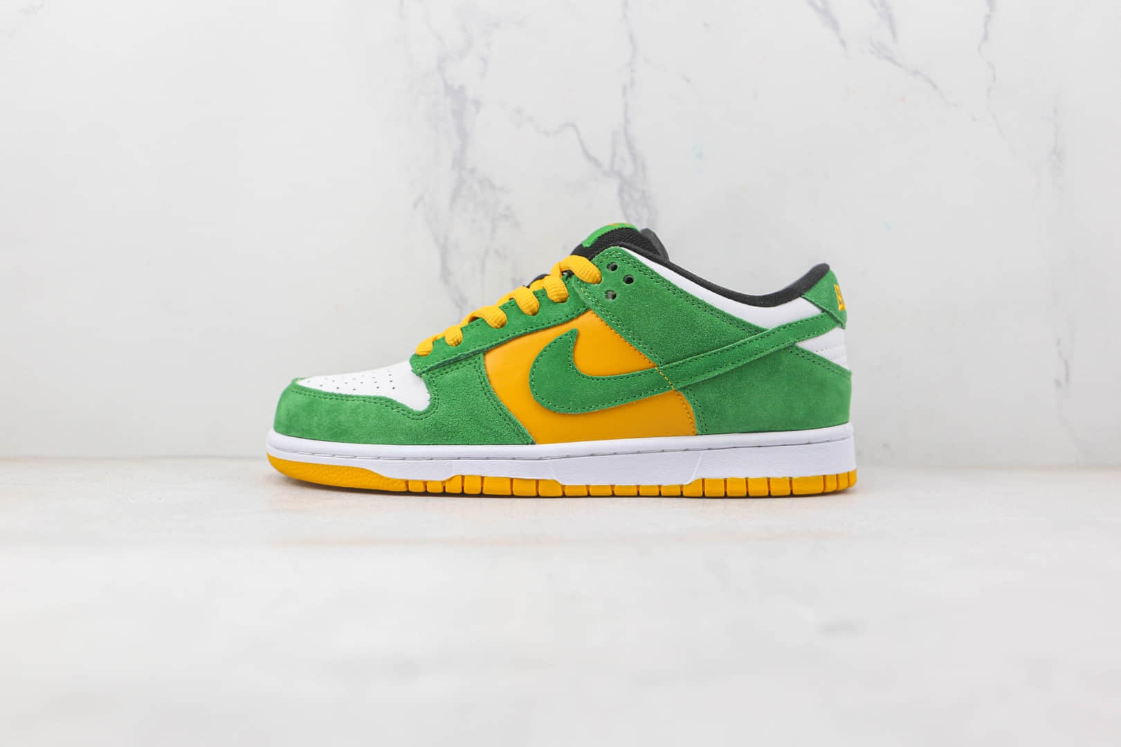 耐克NIKE SB DUNK LOW PRO纯原版本低帮SB DUNK黄绿板鞋原档案数据开发内置气垫 (ID:81942) - 图片1