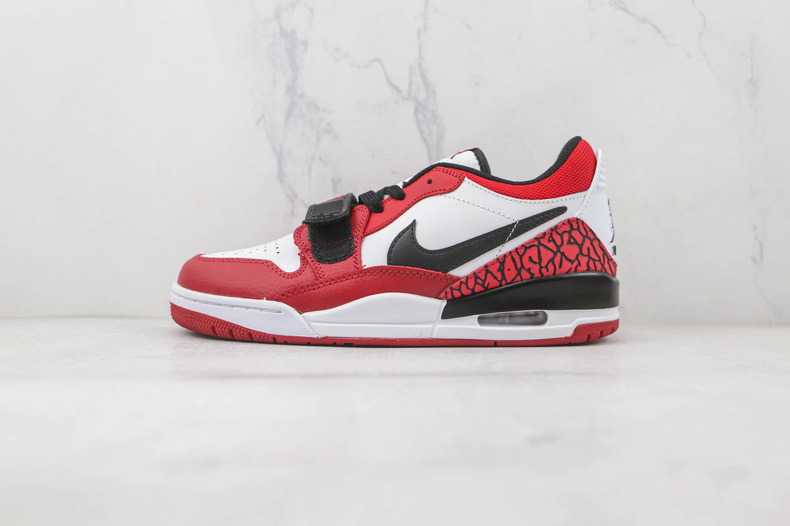 乔丹Air Jordan Legacy 312纯原版本低帮AJ312黑红爆裂纹板鞋原档案数据开发 (ID:82015) - 图片1