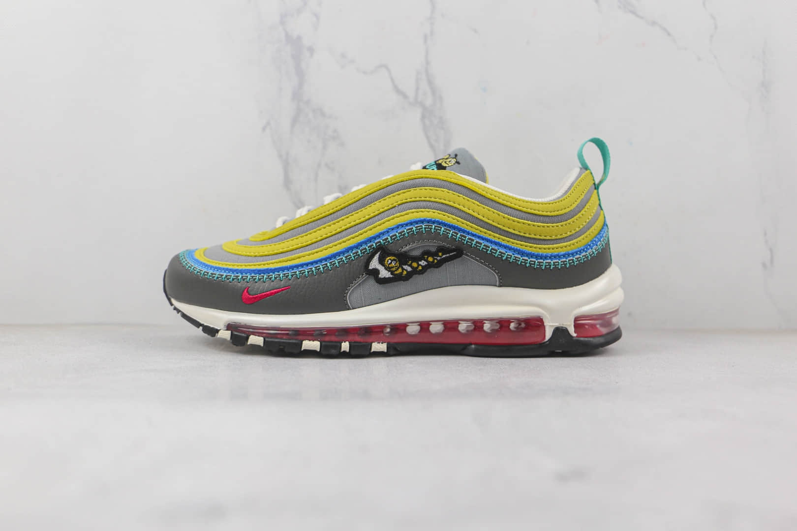 耐克Nike air max 97 se纯原版本灰黄色Max97气垫鞋原档案数据开发真小潘气垫 (ID:82064) - 图片1