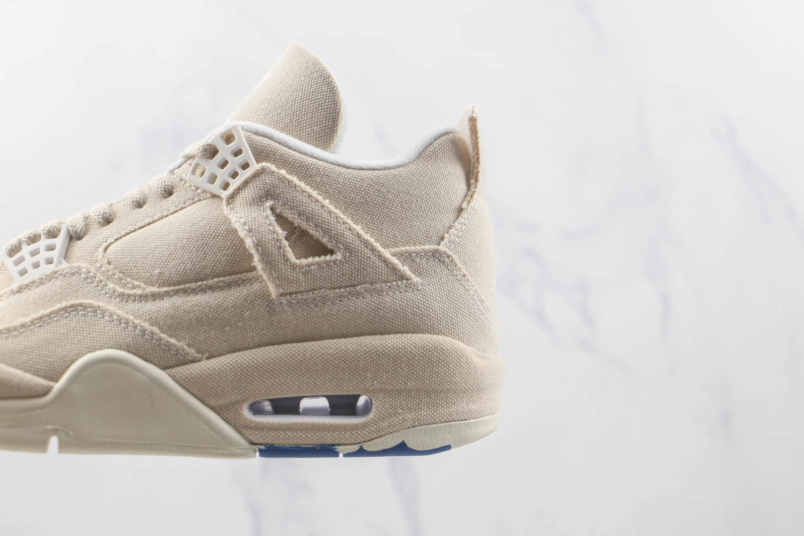 乔丹Air Jordan 4 Retro纯原版本米白帆布篮球鞋原档案数据开发 货号:DQ4909-100