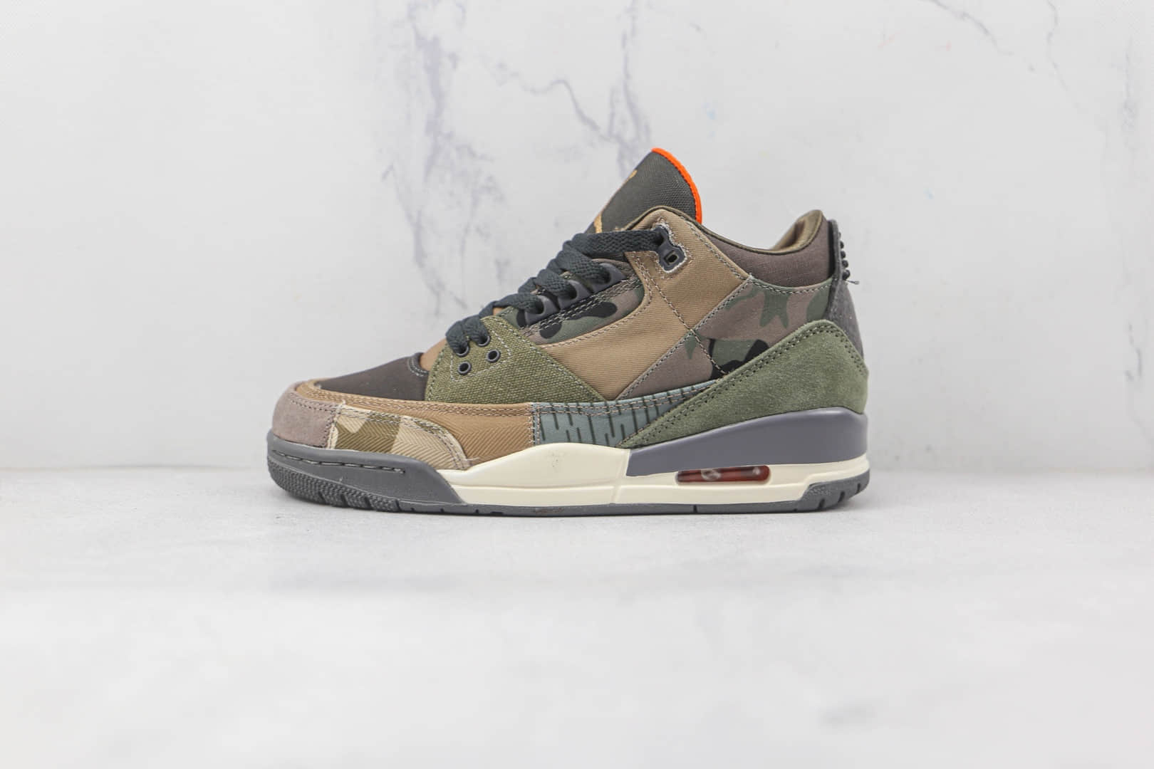 乔丹Air Jordan 3 Retro SE Patchwork纯原版本复古迷彩AJ3篮球鞋原楦头纸板打造　货号：DO1830-200 (ID:82168) - 图片1