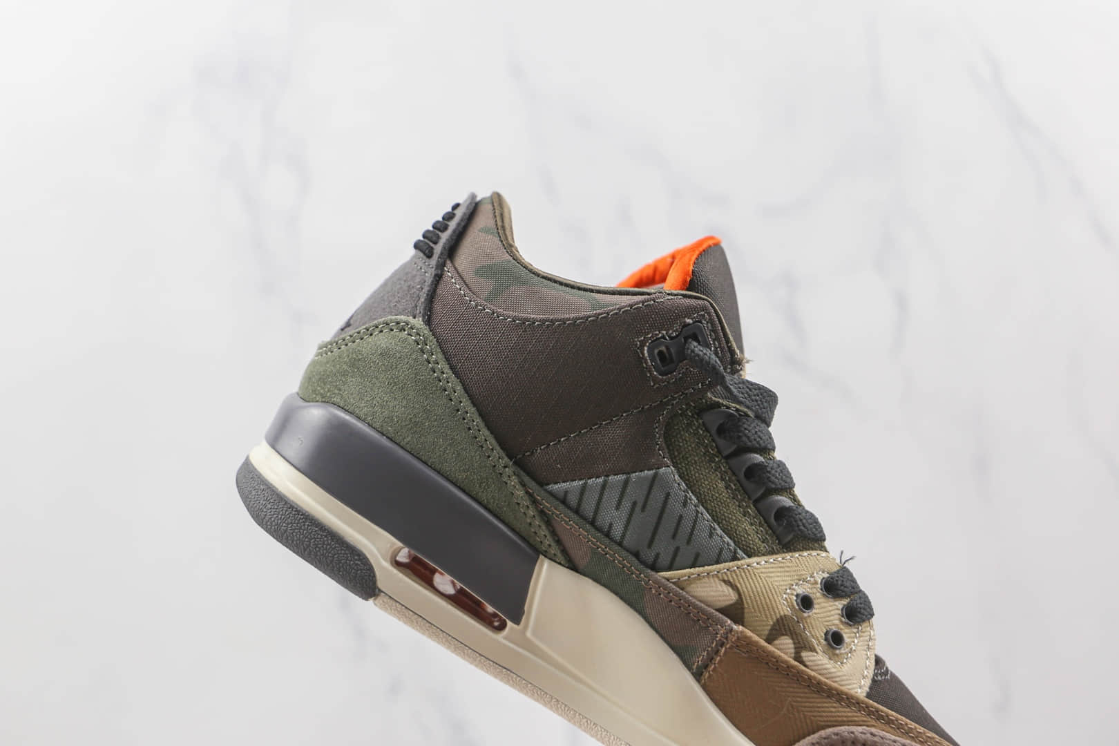 乔丹Air Jordan 3 Retro SE Patchwork纯原版本复古迷彩AJ3篮球鞋原楦头纸板打造　货号：DO1830-200