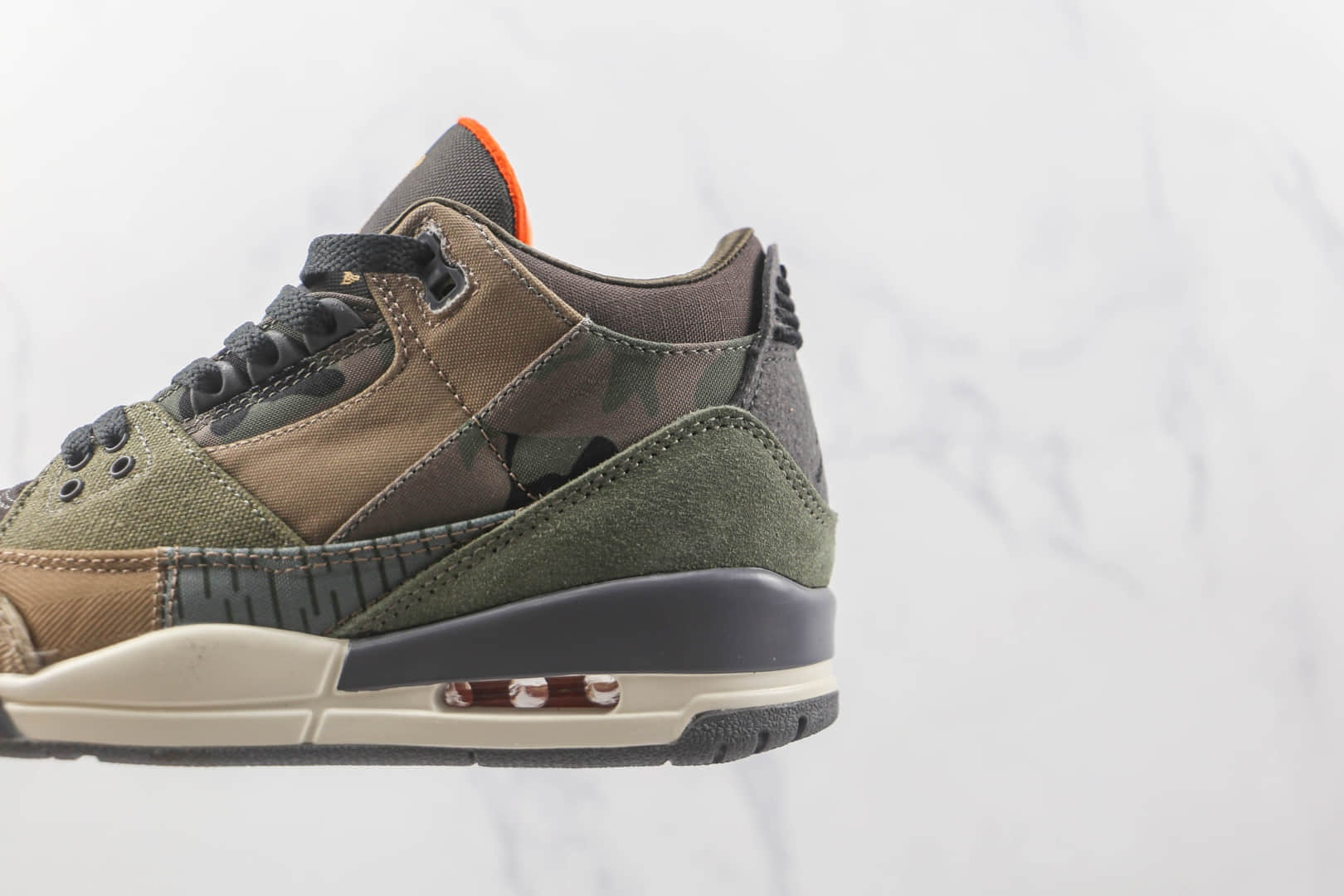 乔丹Air Jordan 3 Retro SE Patchwork纯原版本复古迷彩AJ3篮球鞋原楦头纸板打造　货号：DO1830-200