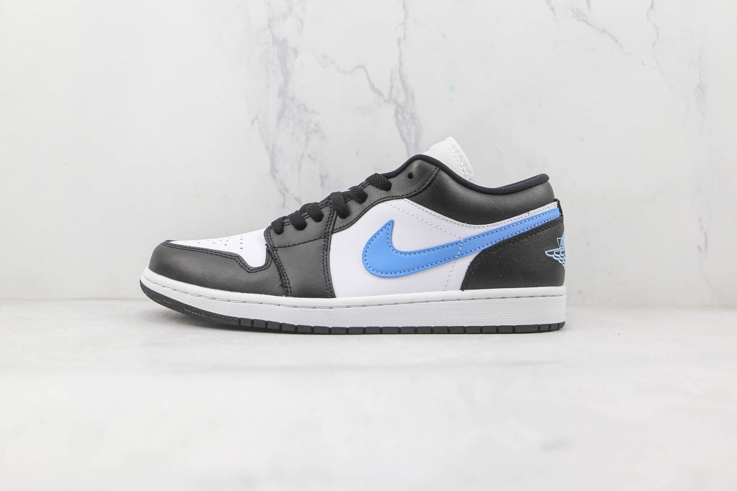 乔丹Air Jordan 1 Low纯原版本低帮AJ1黑蓝色板鞋原档案数据开发 货号:DC0774-041