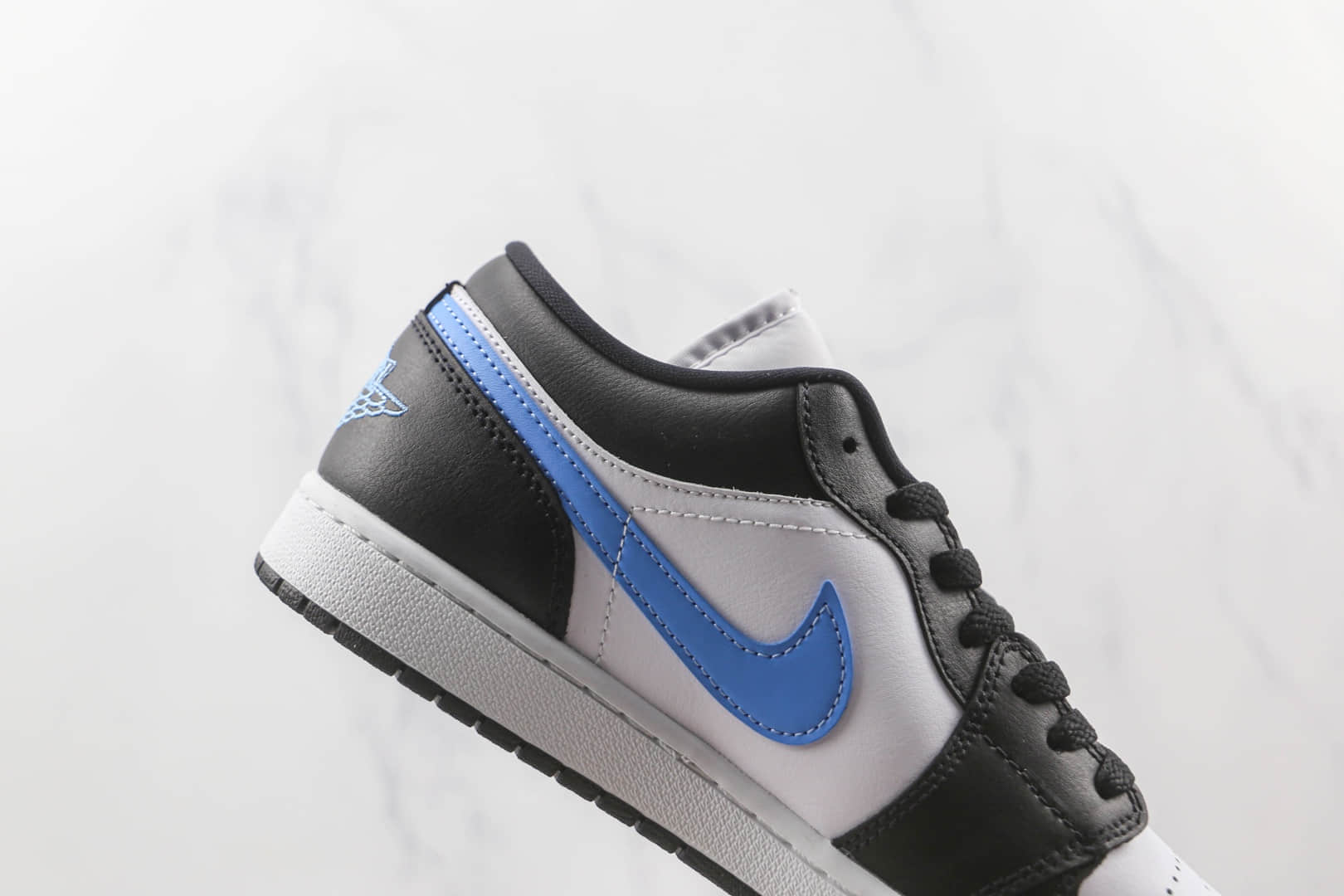 乔丹Air Jordan 1 Low纯原版本低帮AJ1黑蓝色板鞋原档案数据开发 货号:DC0774-041