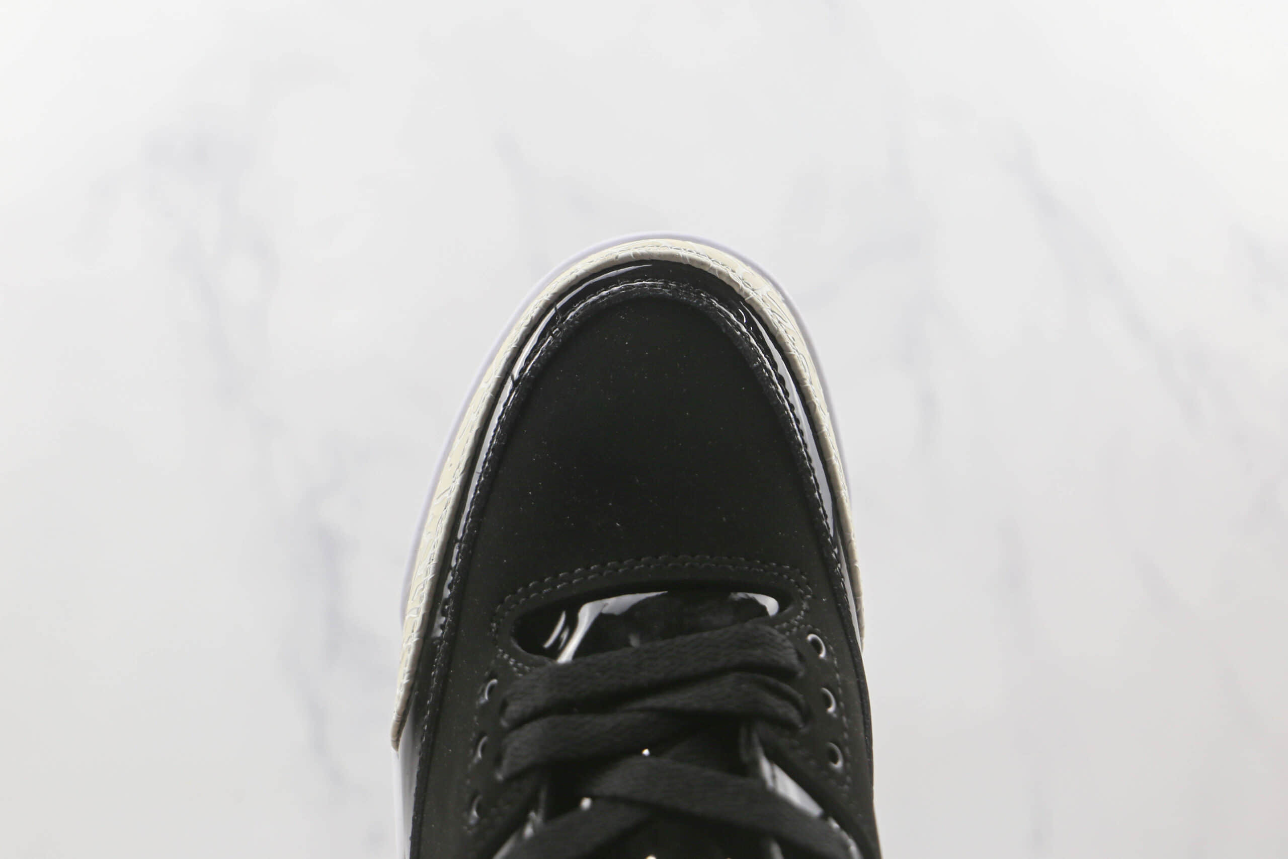 乔丹Air Jordan 3 Retro纯原版本米白黑爆裂纹AJ3篮球鞋原楦头纸板打造 货号:441140-002