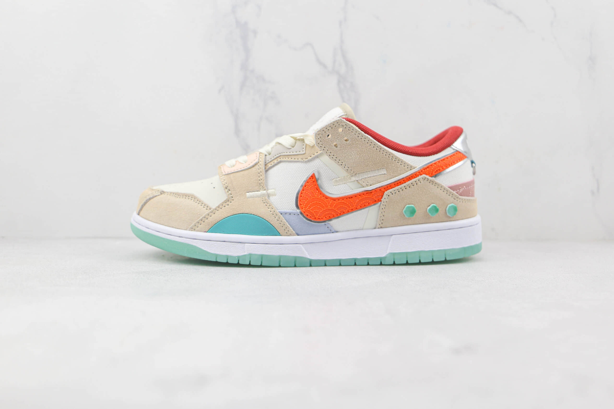耐克Nike Dunk Scrap Shapeless Formless Limitless纯原版本低帮DUNK金镶玉配色板鞋原楦头纸板打造 (ID:82541) - 图片1