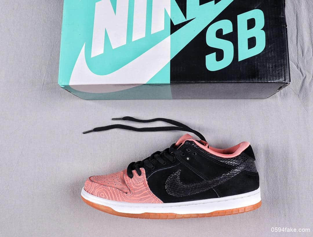 耐克Nike SB Dunk Low PRM三文鱼配色限定纯原版本低帮SB休闲板鞋 货号:313170-603