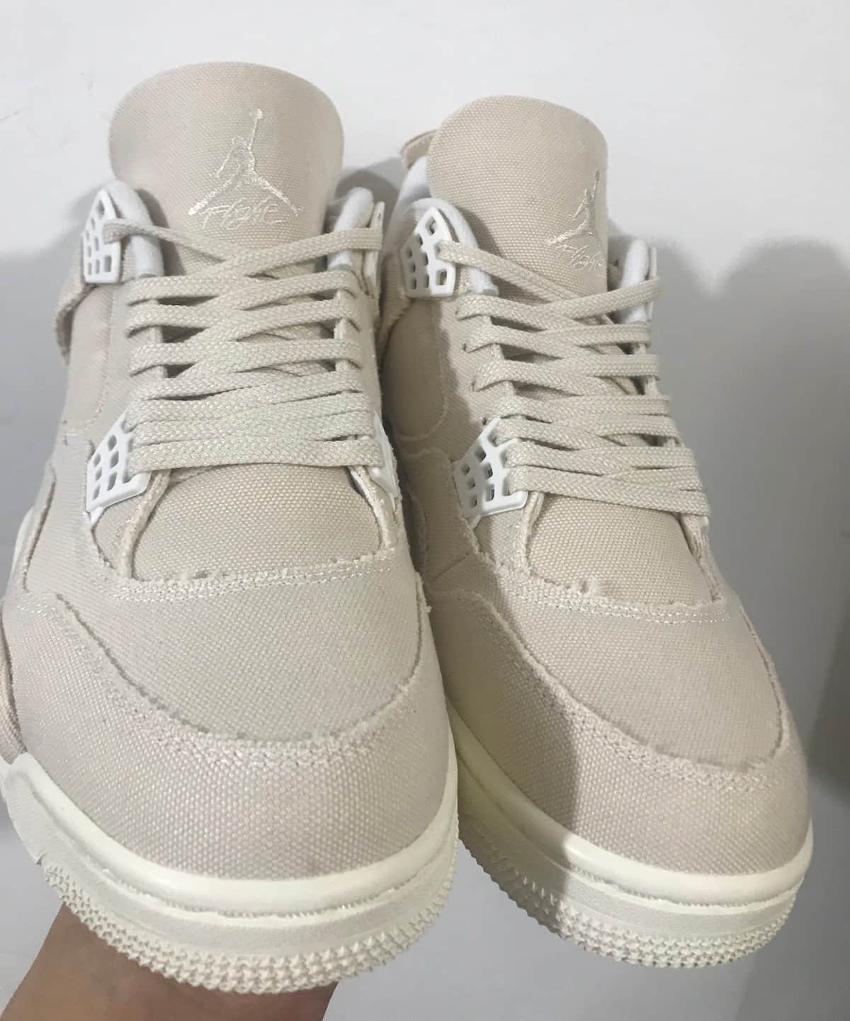 小Levis!全新AJ4“Canvas”最新实物释出! 货号:DQ4909-100