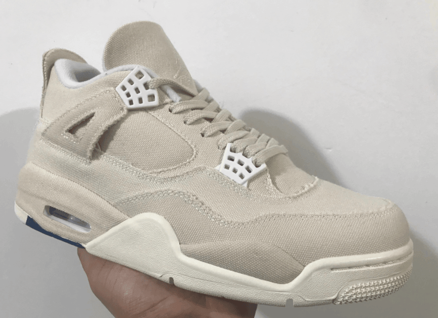 小Levis!全新AJ4“Canvas”最新实物释出! 货号:DQ4909-100