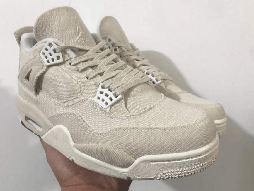小Levis!全新AJ4“Canvas”最新实物释出! 货号:DQ4909-100