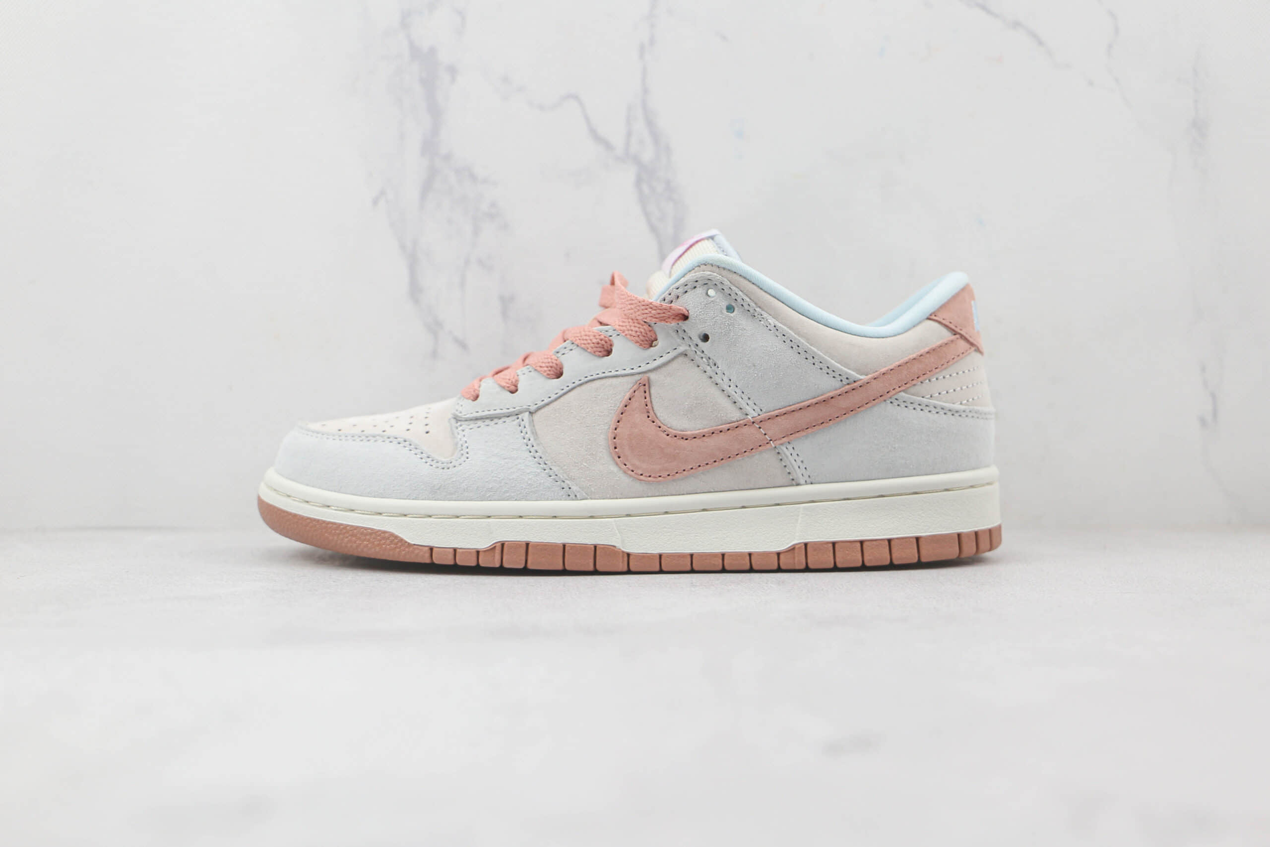 耐克Nike Dunk Low Fossil Rose纯原版本低帮SB DUNK白粉色化石玫瑰板鞋原鞋开模一比一打造 (ID:82722) - 图片1