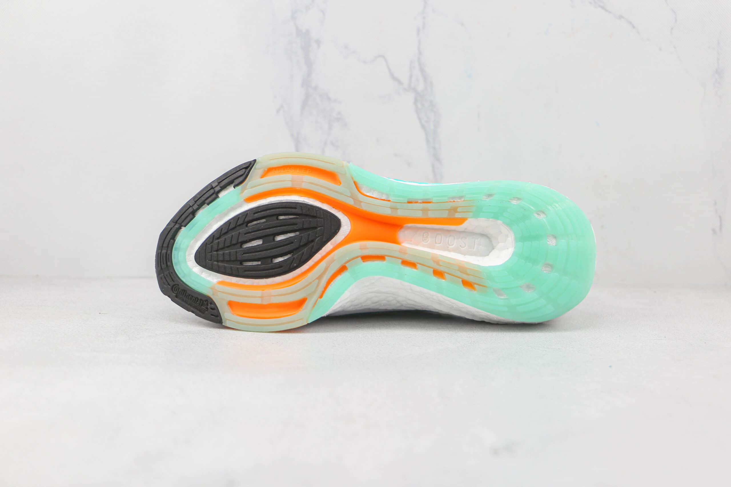 阿迪达斯Adidas Ultra Boost 22 Consortium纯原版本白绿橙色UB8.0爆米花跑鞋原档案数据开发 货号:GX5463