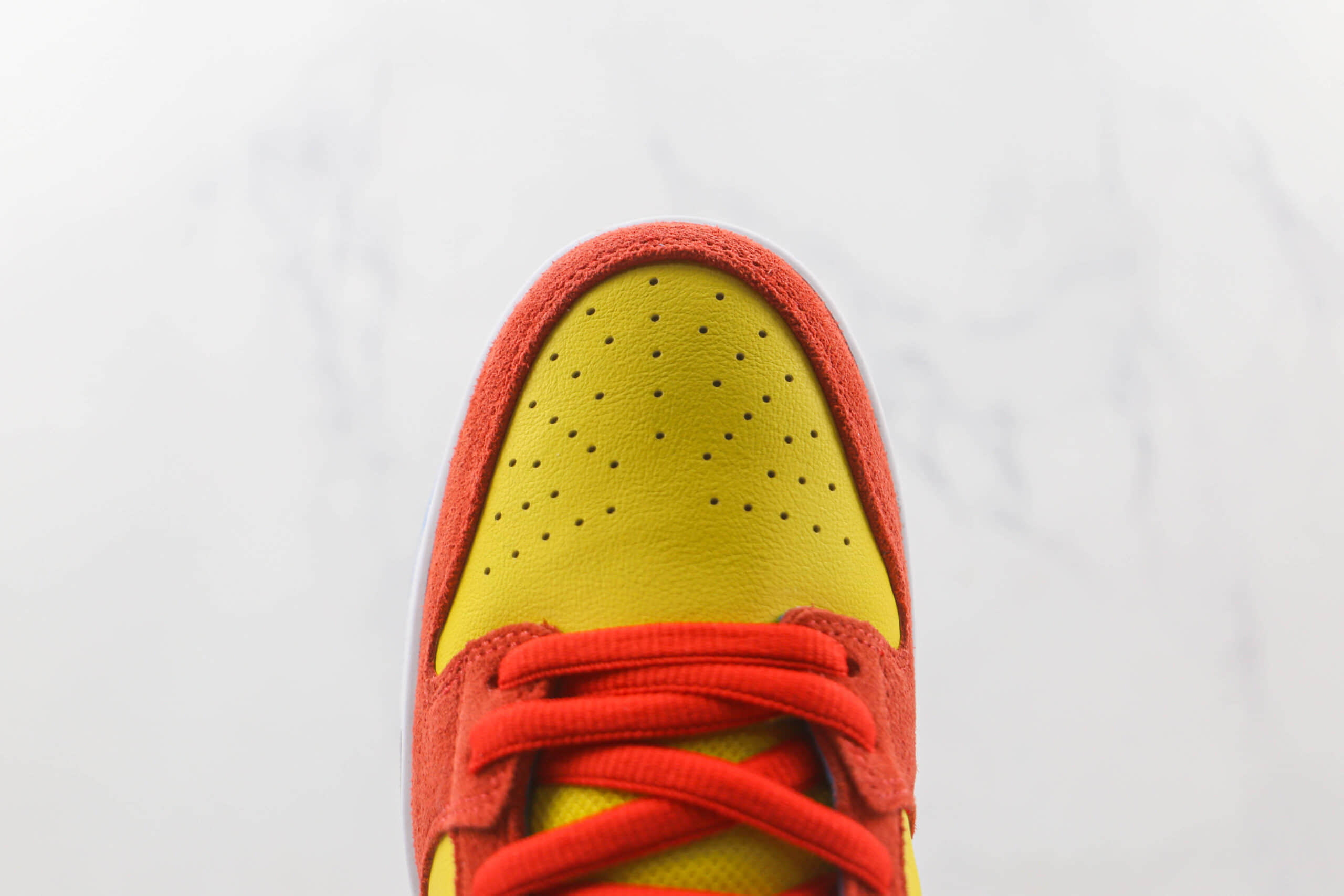 耐克Nike SB Dunk Low Pro纯原版本低帮SB DUNK辛普森黄橙色板鞋内置气垫 货号:BQ6817-602