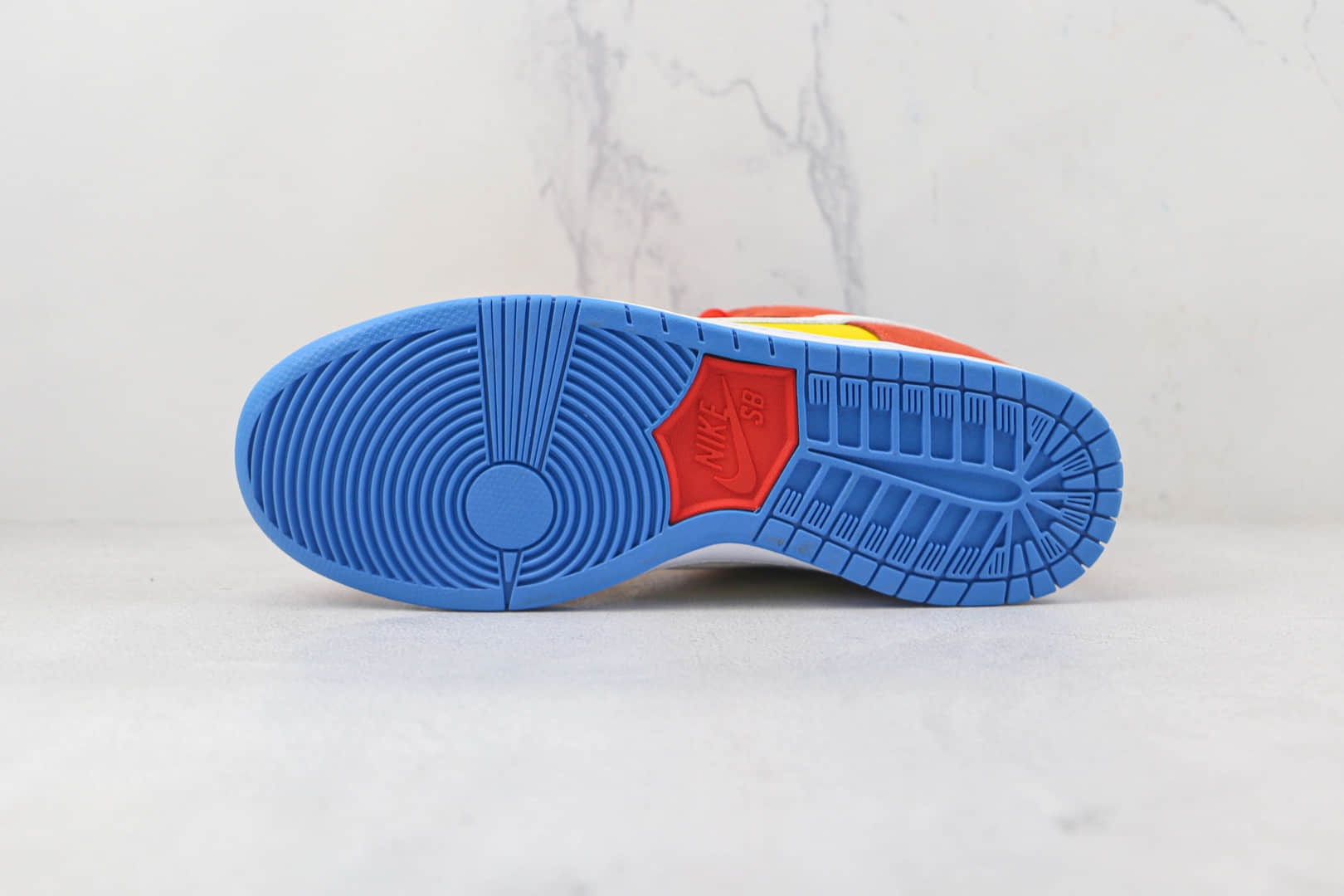 耐克Nike SB Dunk Low Pro纯原版本低帮SB DUNK辛普森黄橙色板鞋内置气垫 货号:BQ6817-602