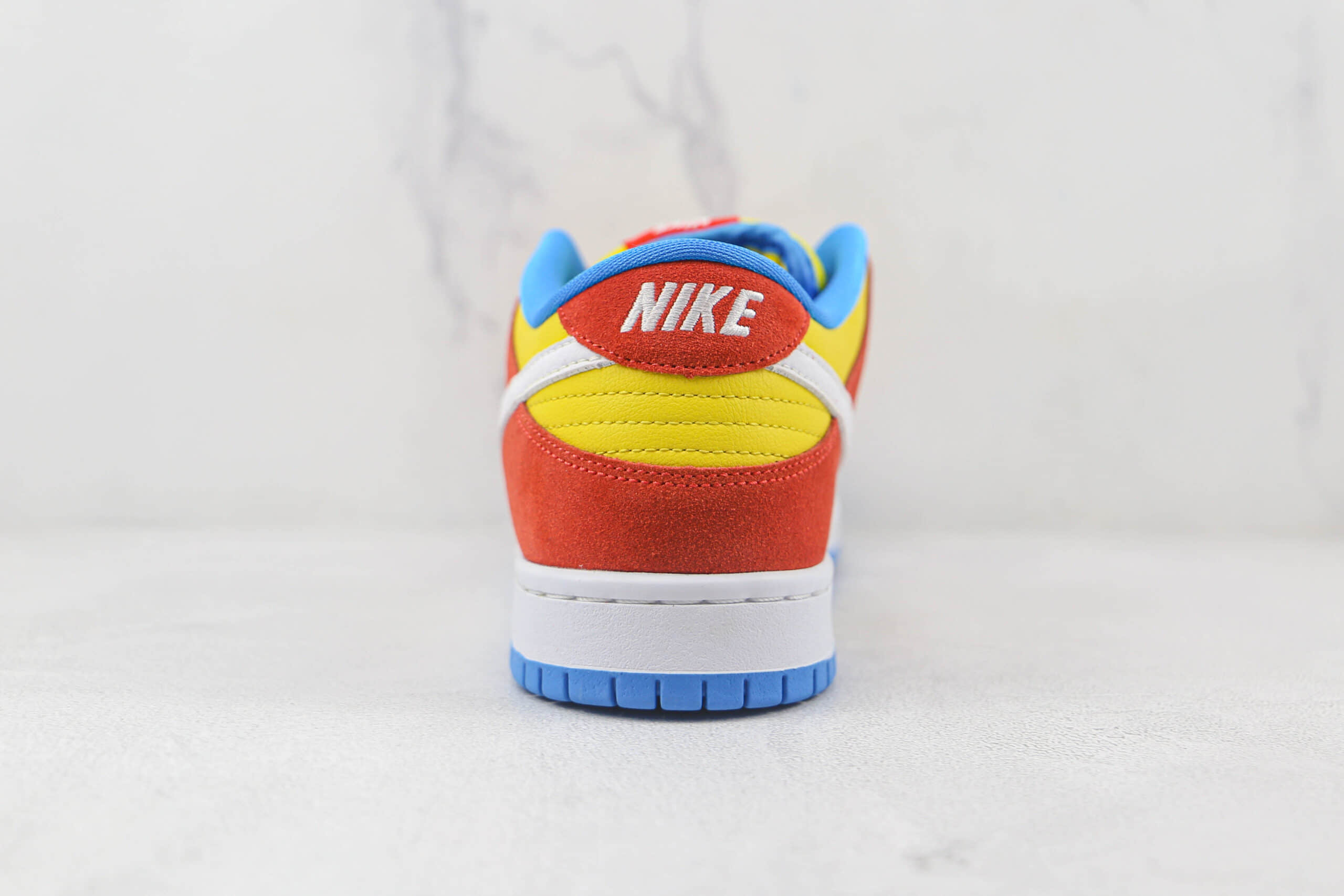 耐克Nike SB Dunk Low Pro纯原版本低帮SB DUNK辛普森黄橙色板鞋内置气垫 货号:BQ6817-602