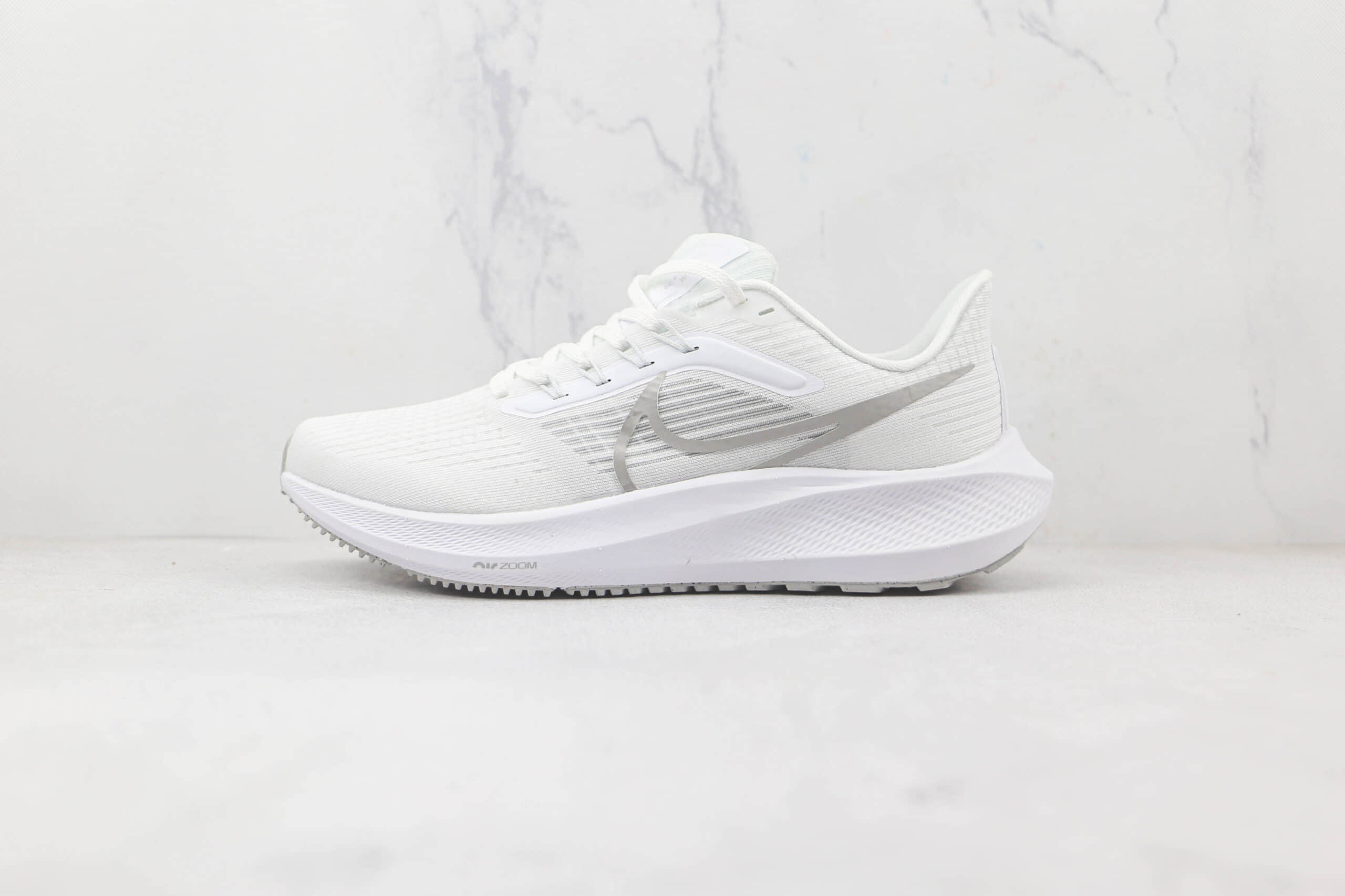 耐克Nike Air Zoom Pegasus 39纯原版本白色登月39代针织透气慢跑鞋原楦头纸板打造 货号:DH4071-100