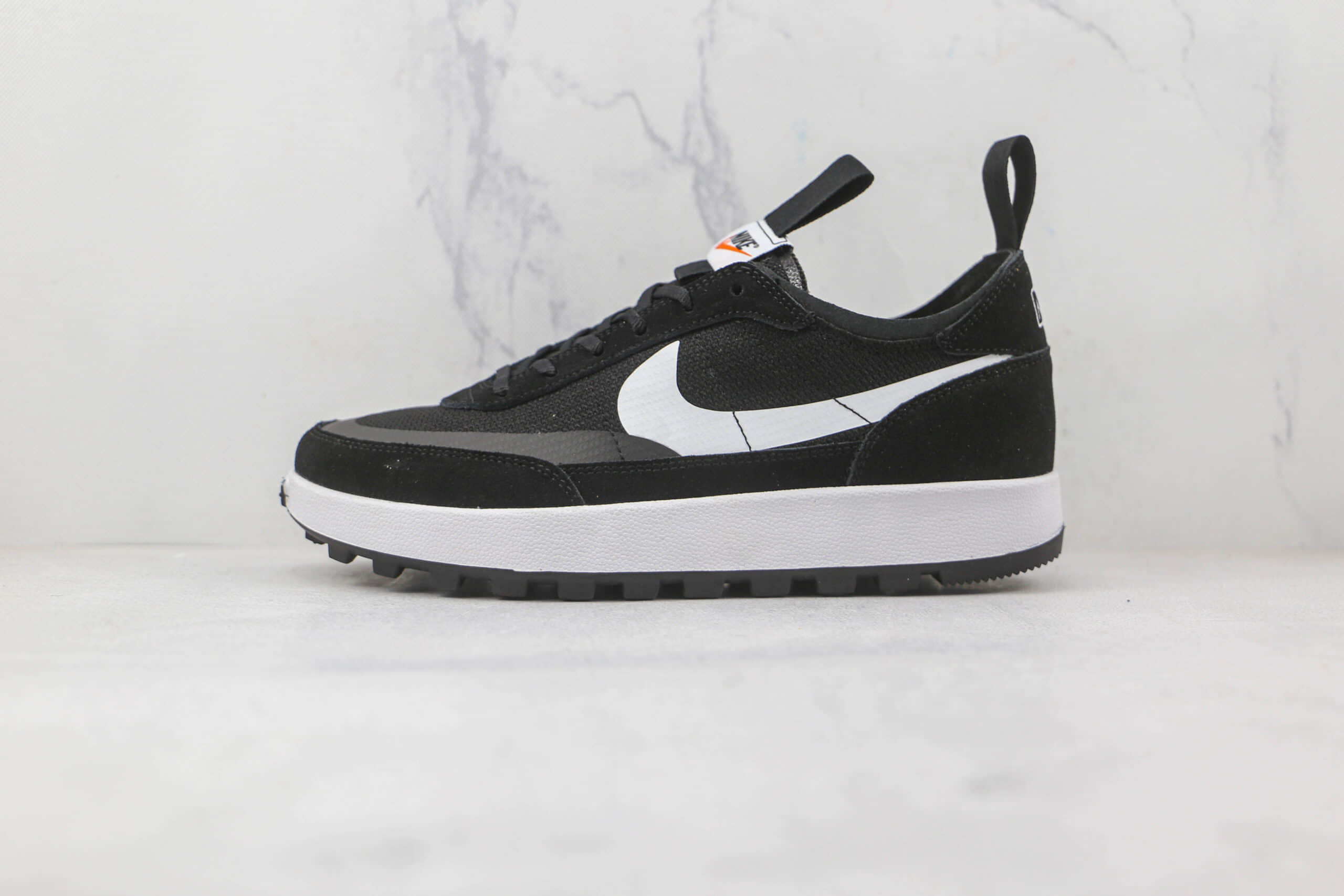 耐克Nike General Purpose shoe x Tom Sachs联名款纯原版本黑白色复古板鞋原鞋开模 (ID:83209) - 图片1