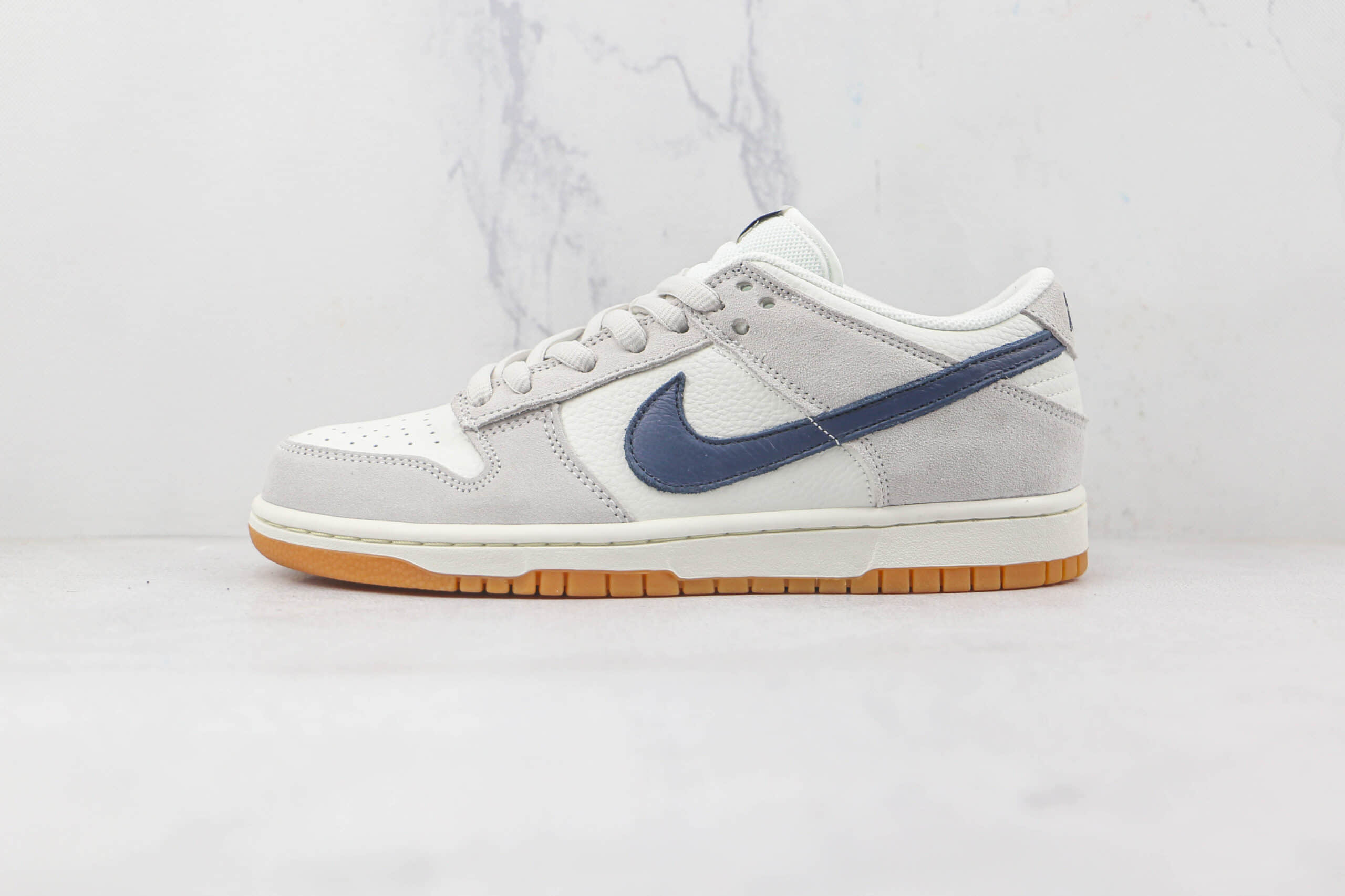 耐克Nike SB Zoom Dunk Low Pro纯原版本低帮SB DUNK灰蓝色板鞋原楦头纸板打造 货号:316272-529
