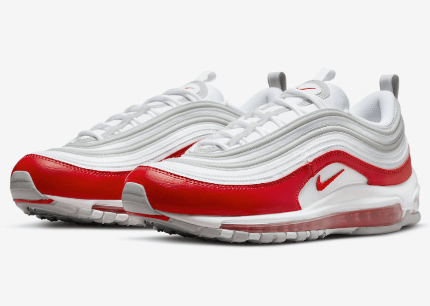 经典白红配色!全新Air Max 97即将发售! 货号:DX8964-100