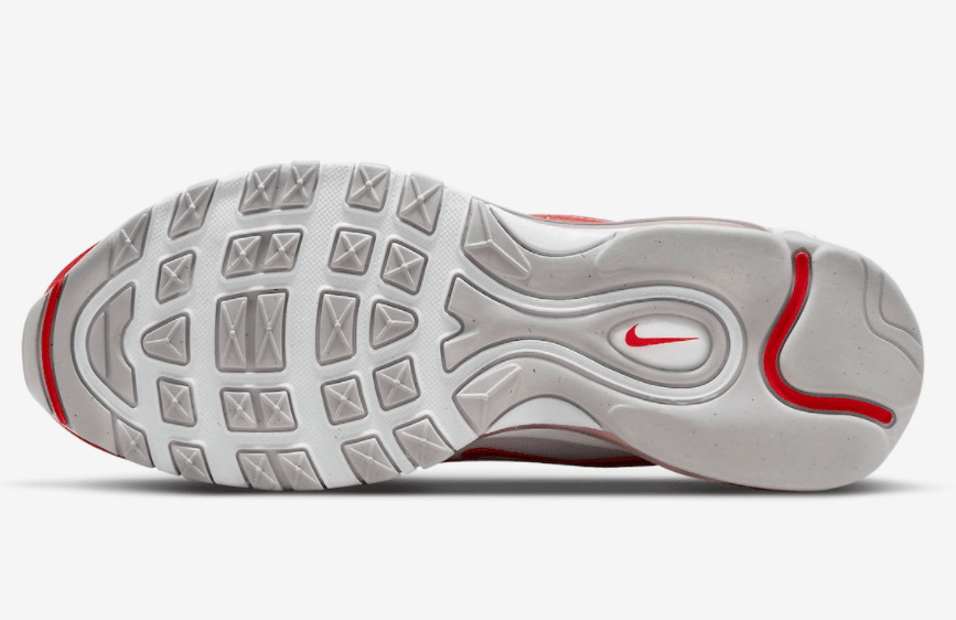经典白红配色!全新Air Max 97即将发售! 货号:DX8964-100