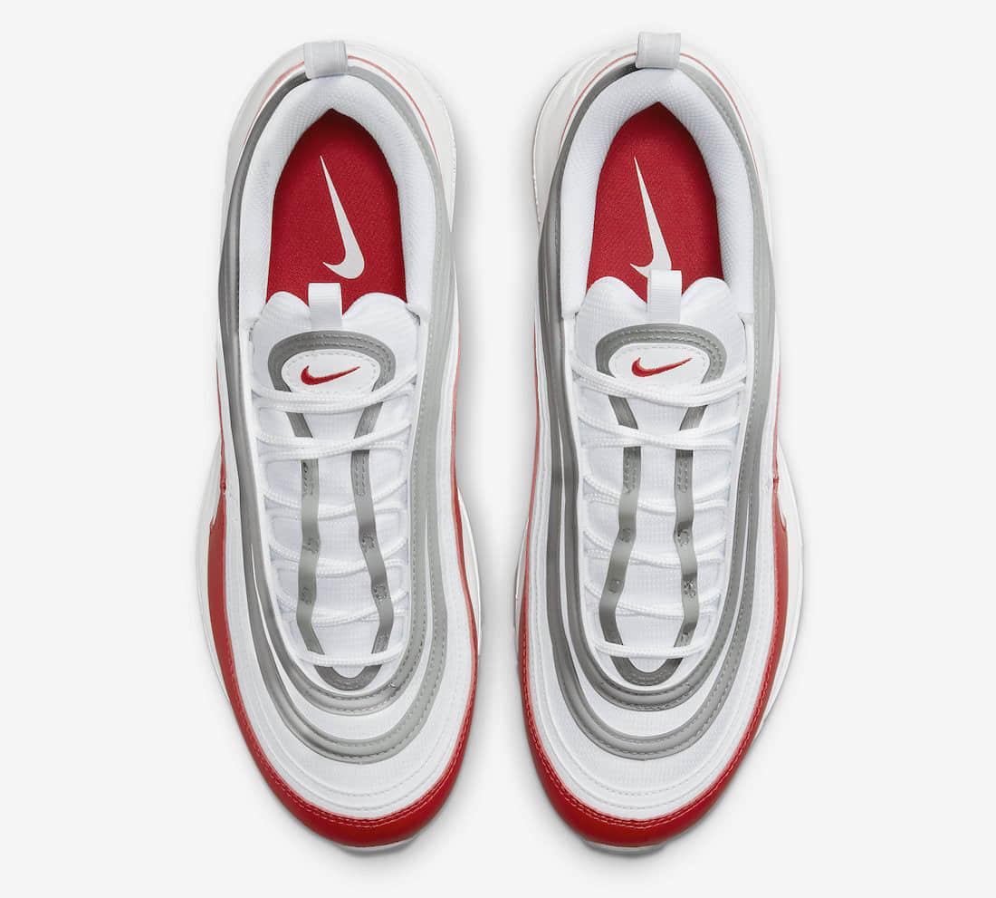 经典白红配色!全新Air Max 97即将发售! 货号:DX8964-100