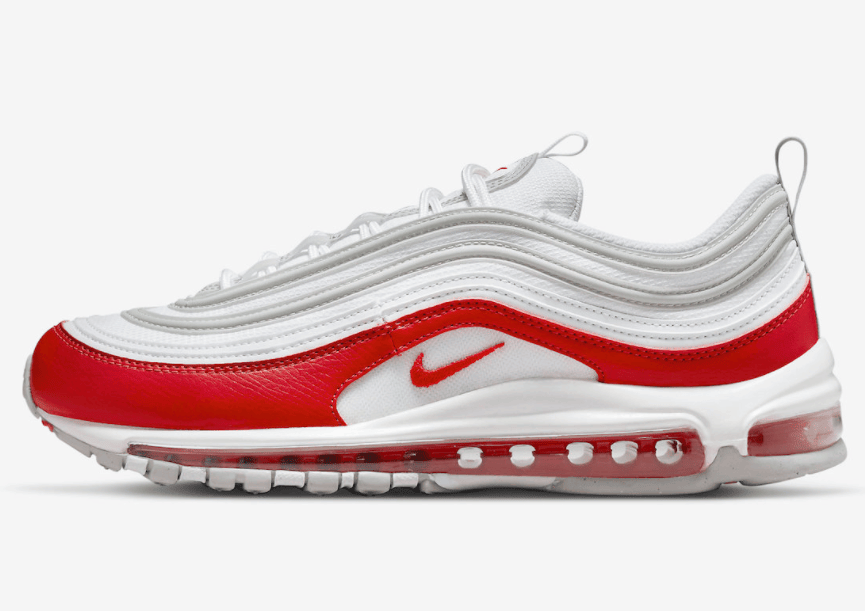 经典白红配色!全新Air Max 97即将发售! 货号:DX8964-100