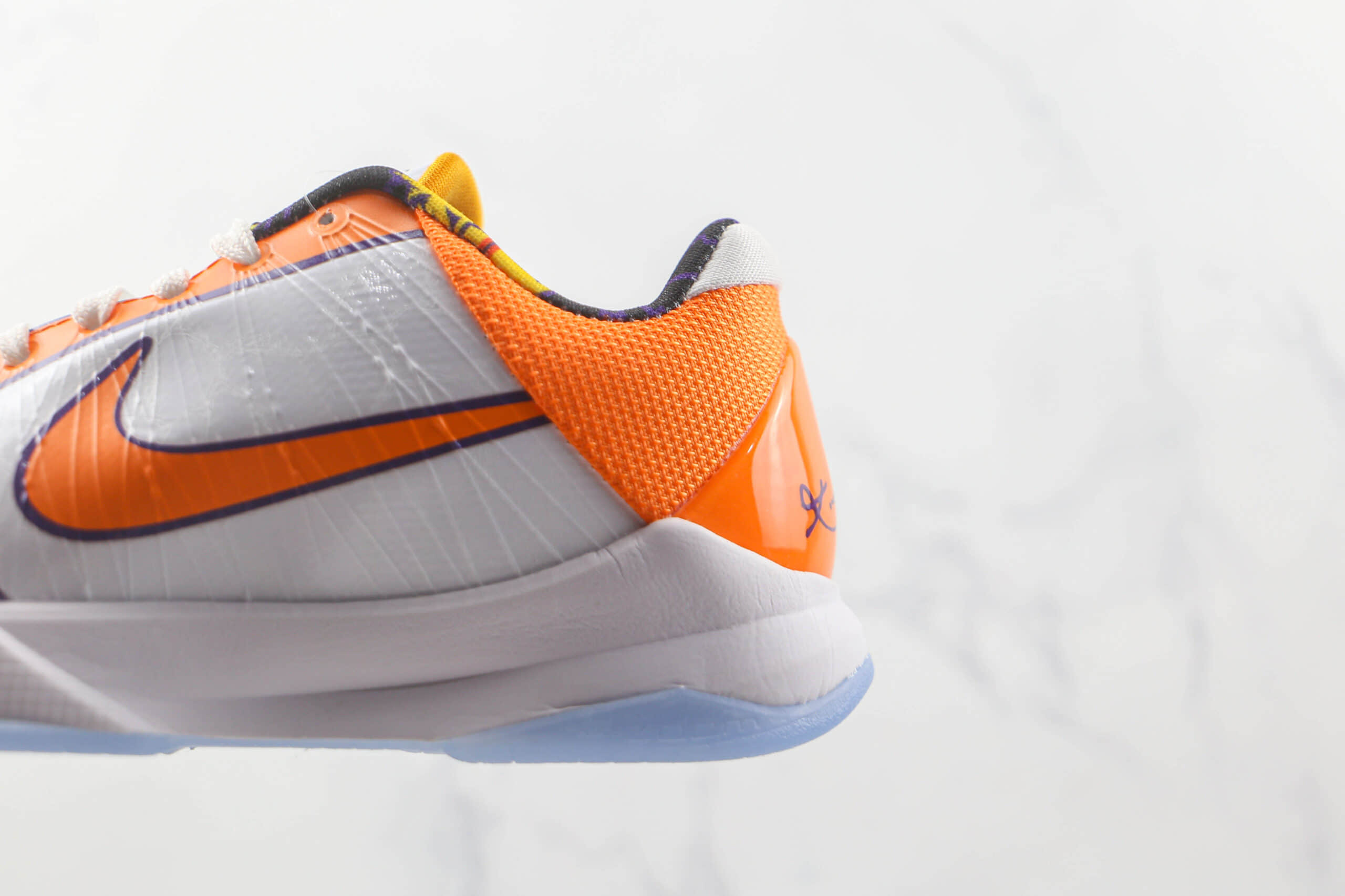 耐克Nike Kobe 5 Protro Chaos纯原版本科比5代白桔色实战篮球鞋原鞋开模一比一打造 货号:CD4991-106