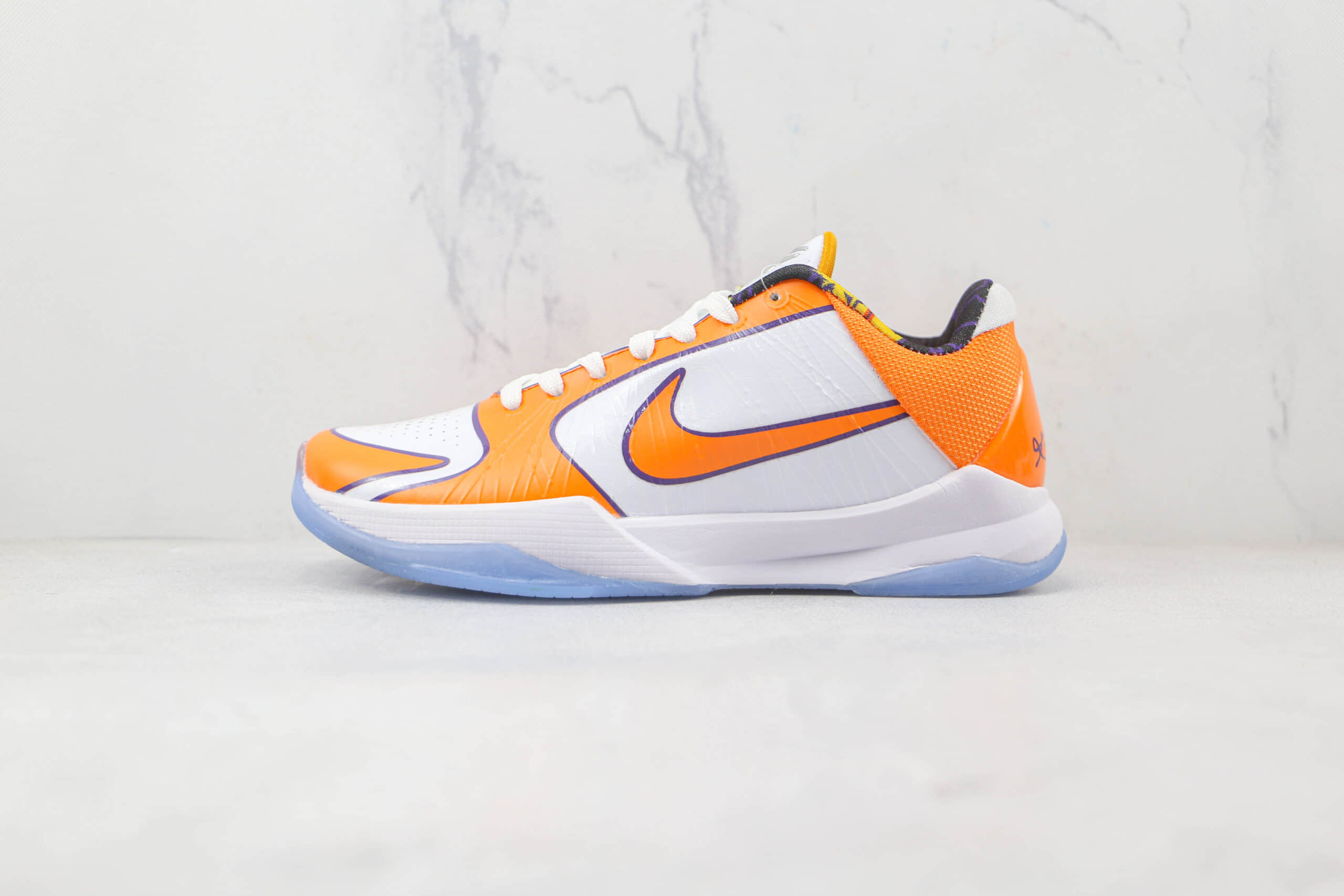 耐克Nike Kobe 5 Protro Chaos纯原版本科比5代白桔色实战篮球鞋原鞋开模一比一打造 货号:CD4991-106