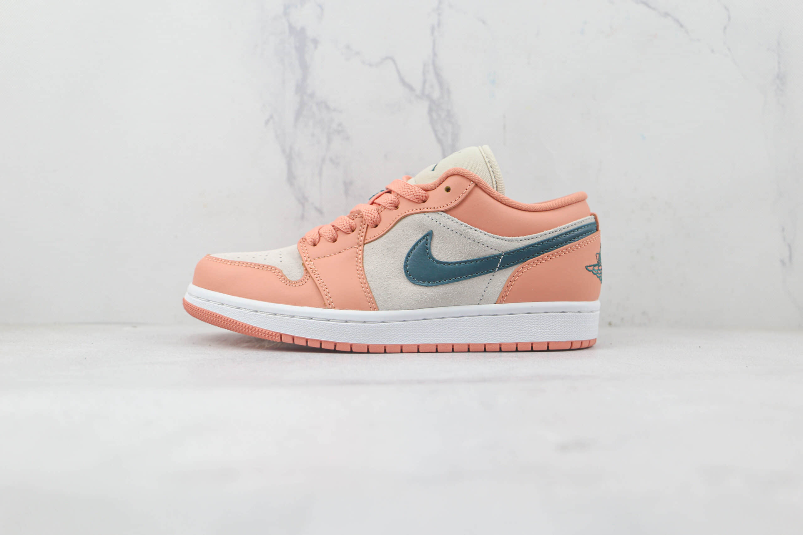 乔丹Air Jordan 1 Low纯原版本低帮AJ1珊瑚粉篮球鞋原档案数据开发 (ID:83372) - 图片1