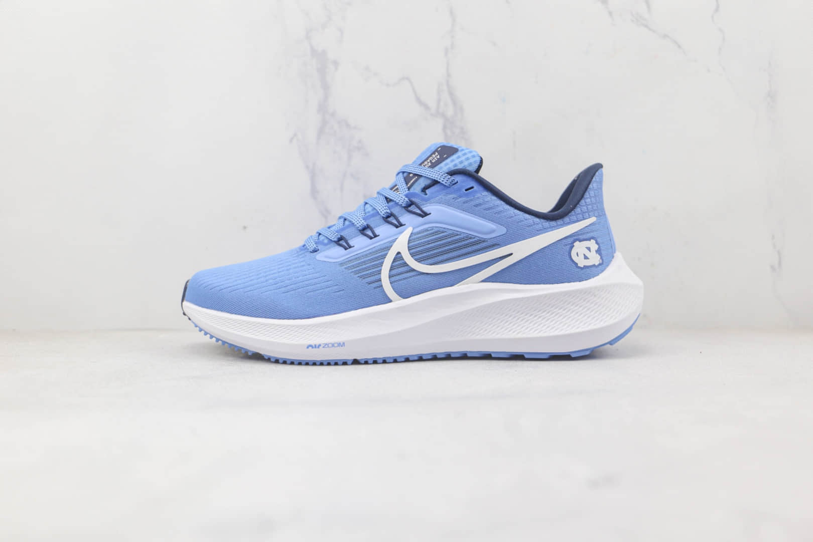 耐克Nike Air Zoom Pegasus纯原版本登月39代蓝色针织透气跑鞋原档案数据开发 (ID:83380) - 图片1