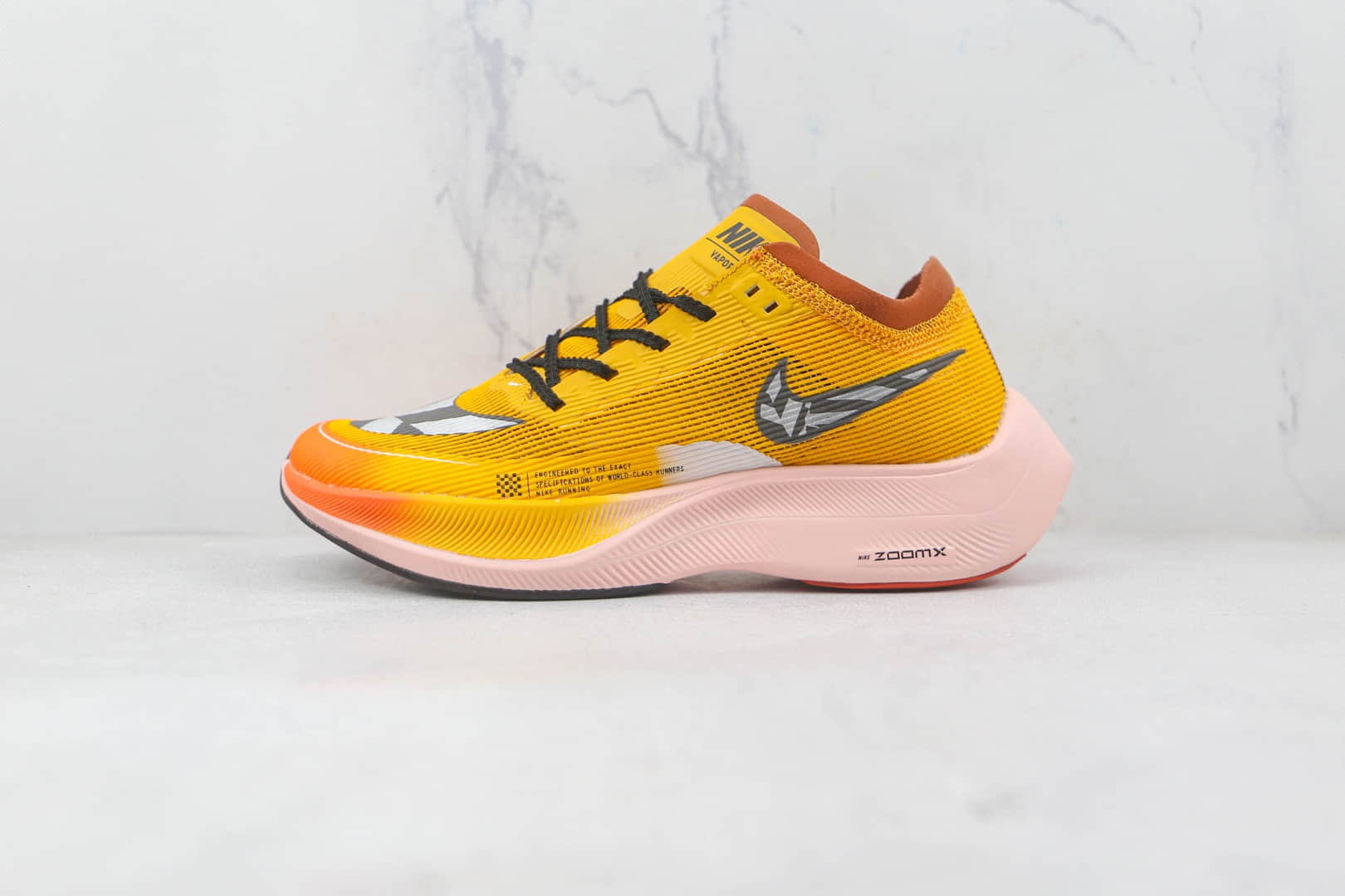 耐克Nike ZoomX Vaporfly Next%纯原版本马拉松二代橙色透气跑步鞋原楦头纸板打造 (ID:83421) - 图片1