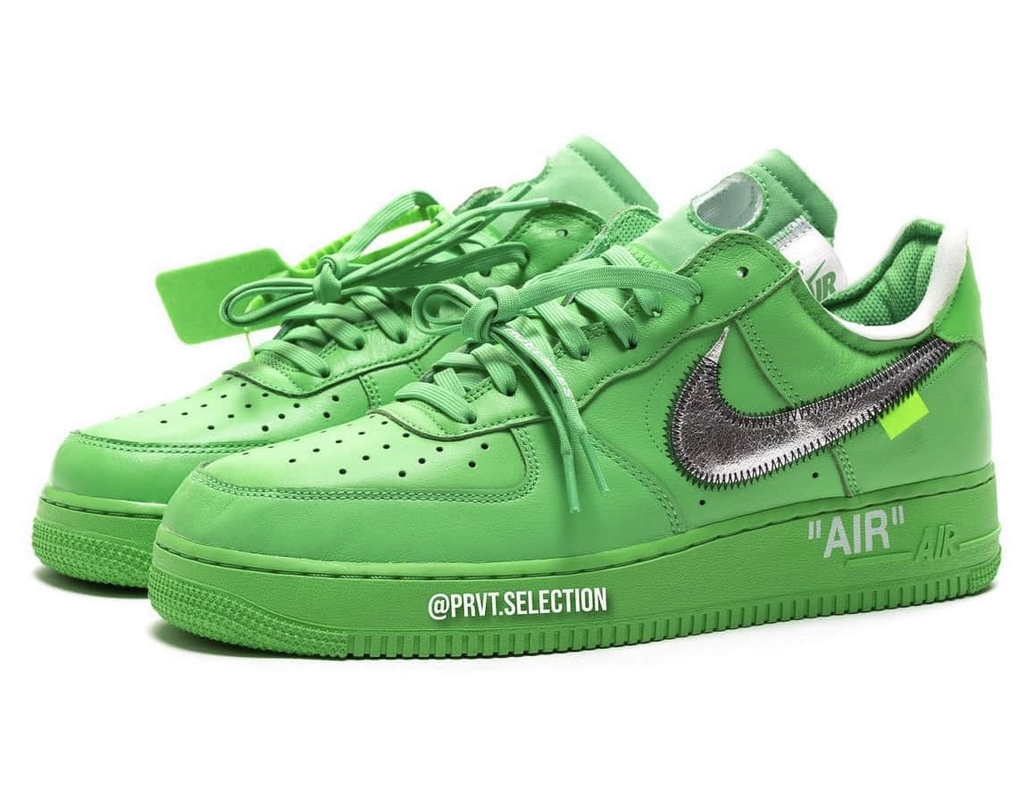 “绿色艺术馆”！OW x AF1新配色7月发售！ (ID:83530) - 图片1