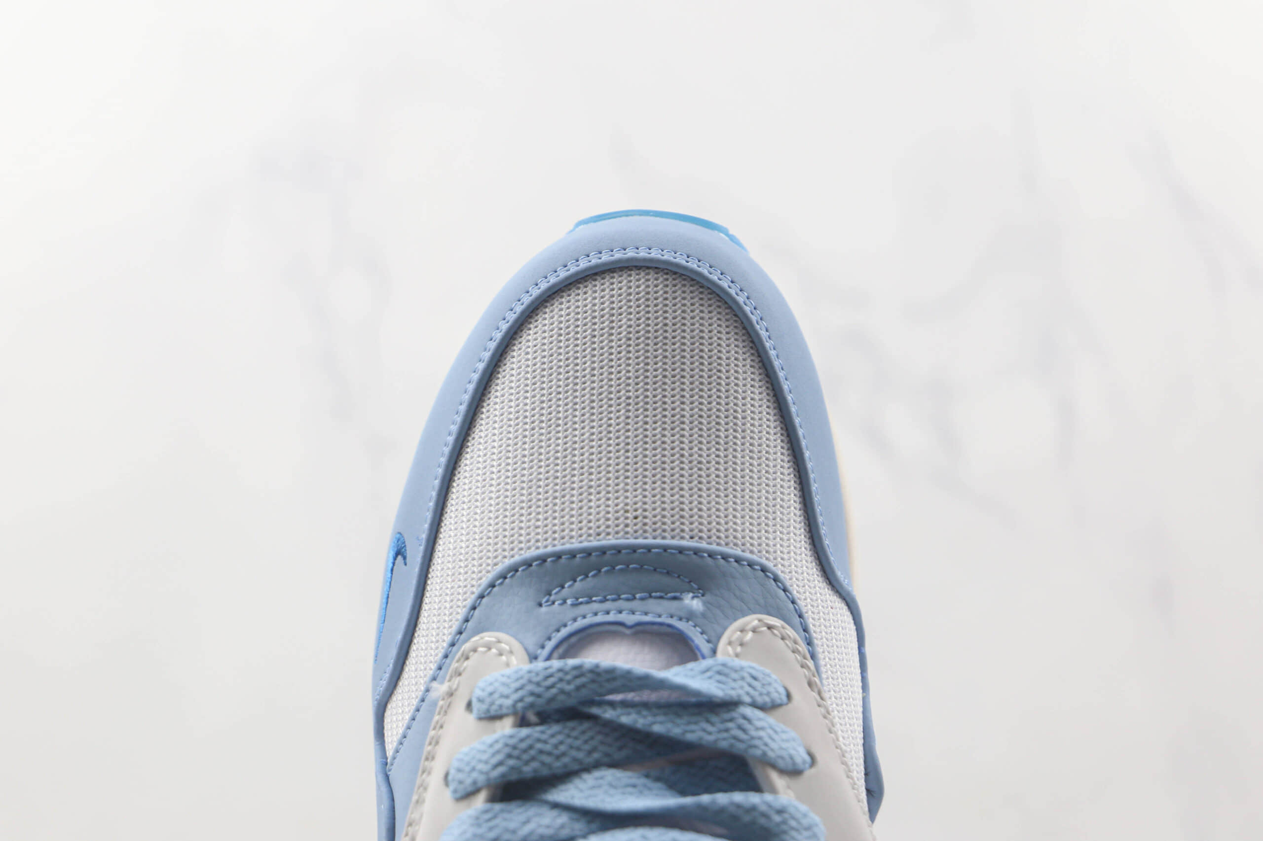 耐克Nike Air Max 1纯原版本蓝图配色Max气垫鞋原楦头纸板打造 货号:DR0448-100