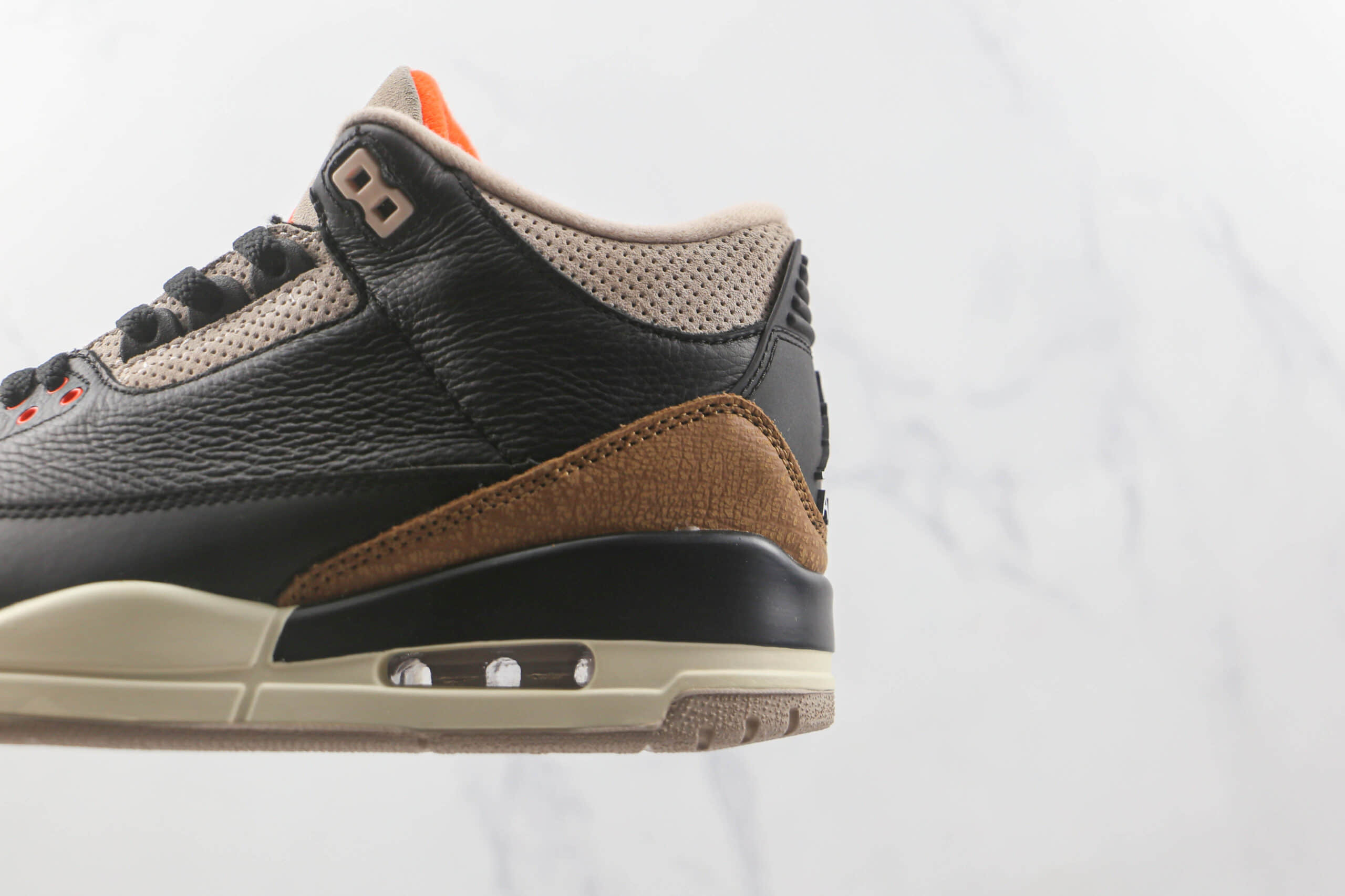 乔丹Air Jordan 3 Desert Cement纯原版本高帮AJ3黑水泥象皮爆裂纹篮球鞋原档案数据开发 货号:CT8532-008
