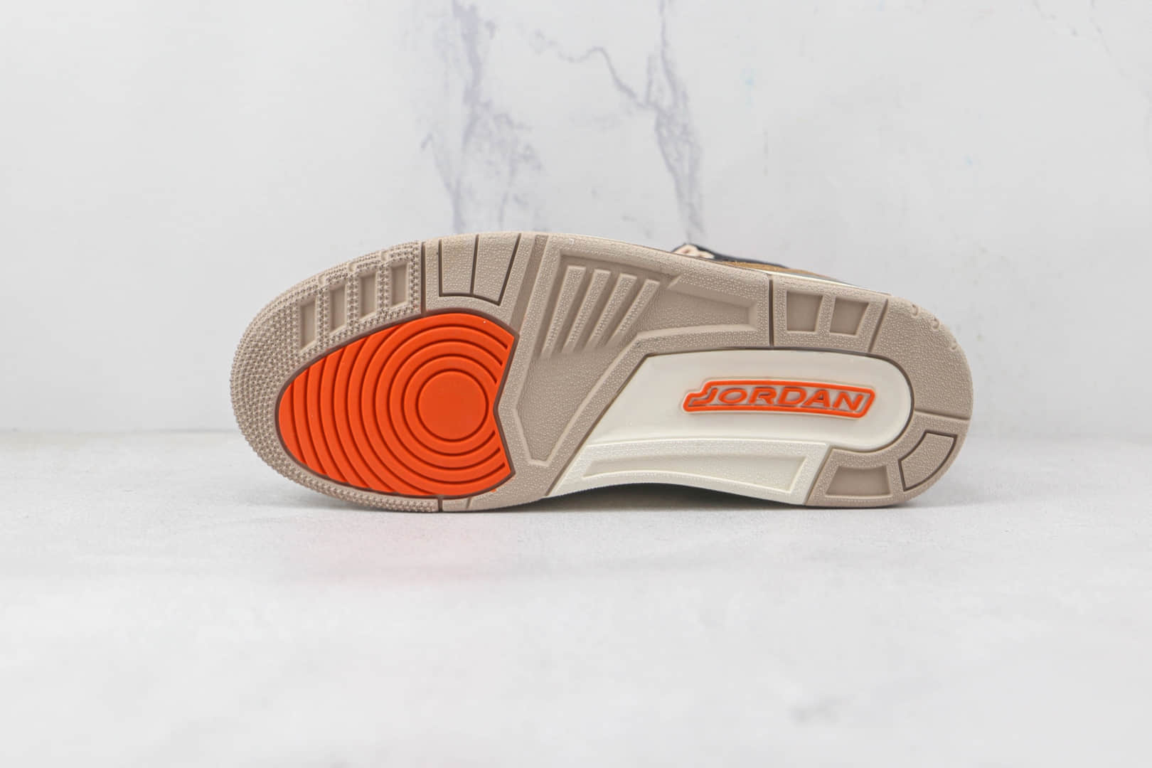 乔丹Air Jordan 3 Desert Cement纯原版本高帮AJ3黑水泥象皮爆裂纹篮球鞋原档案数据开发 货号:CT8532-008