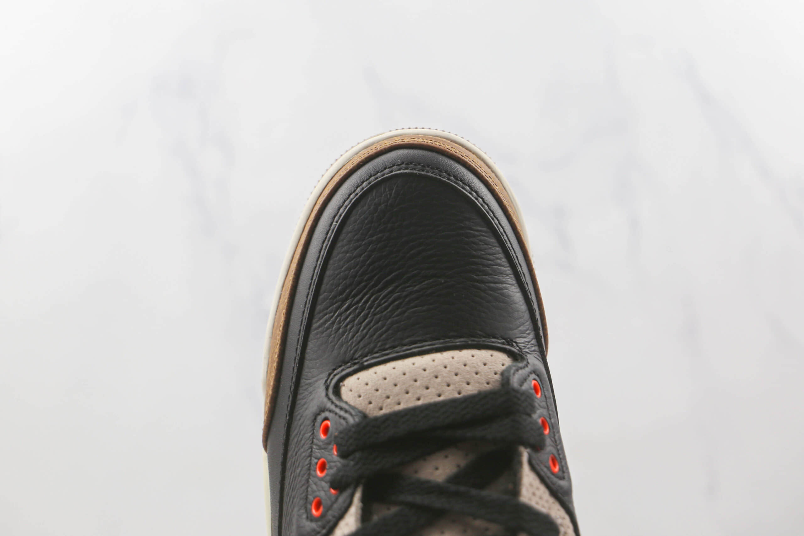 乔丹Air Jordan 3 Desert Cement纯原版本高帮AJ3黑水泥象皮爆裂纹篮球鞋原档案数据开发 货号:CT8532-008