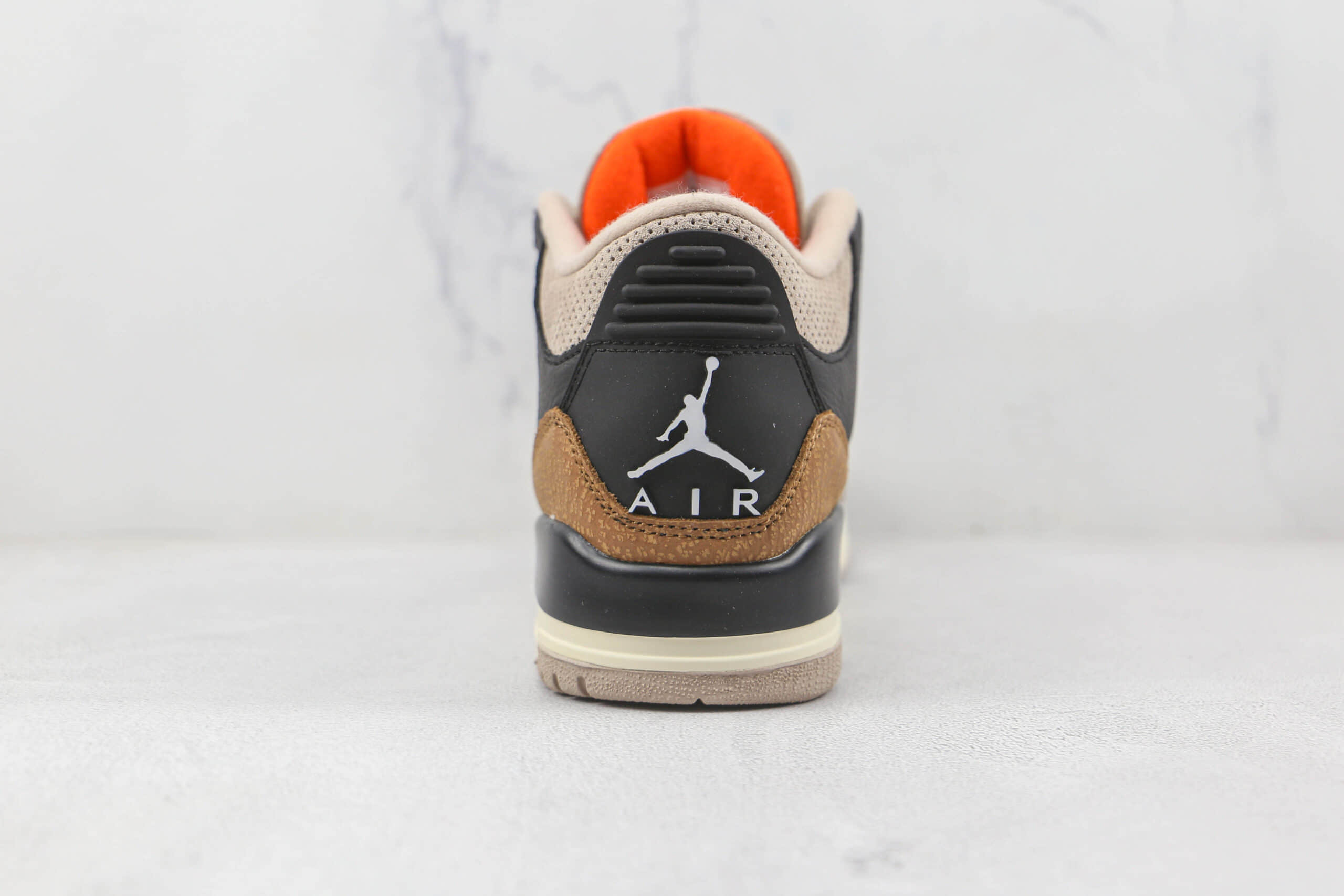 乔丹Air Jordan 3 Desert Cement纯原版本高帮AJ3黑水泥象皮爆裂纹篮球鞋原档案数据开发 货号:CT8532-008